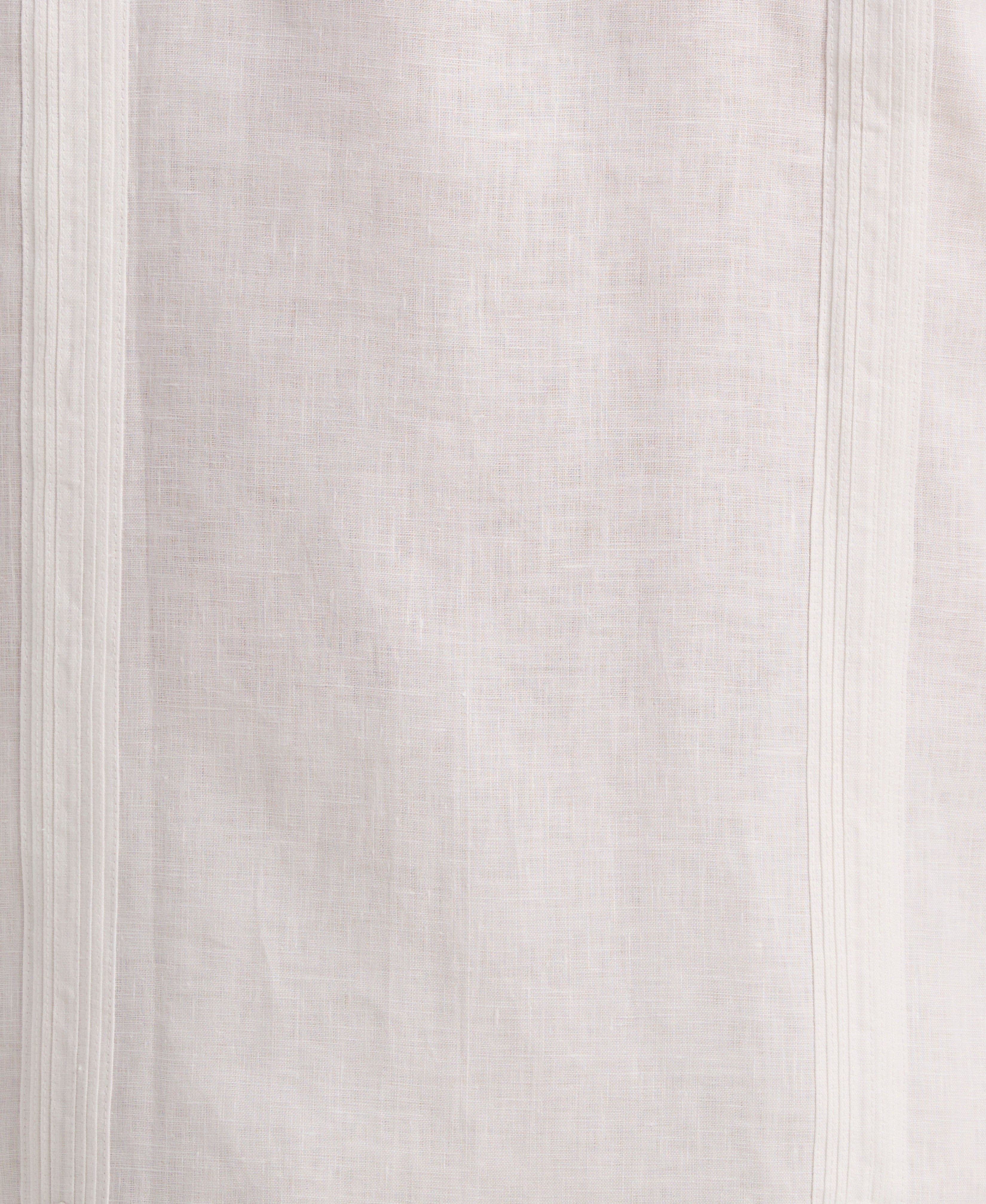 100% Linen Classic Guayabera Shirt - Short Sleeve