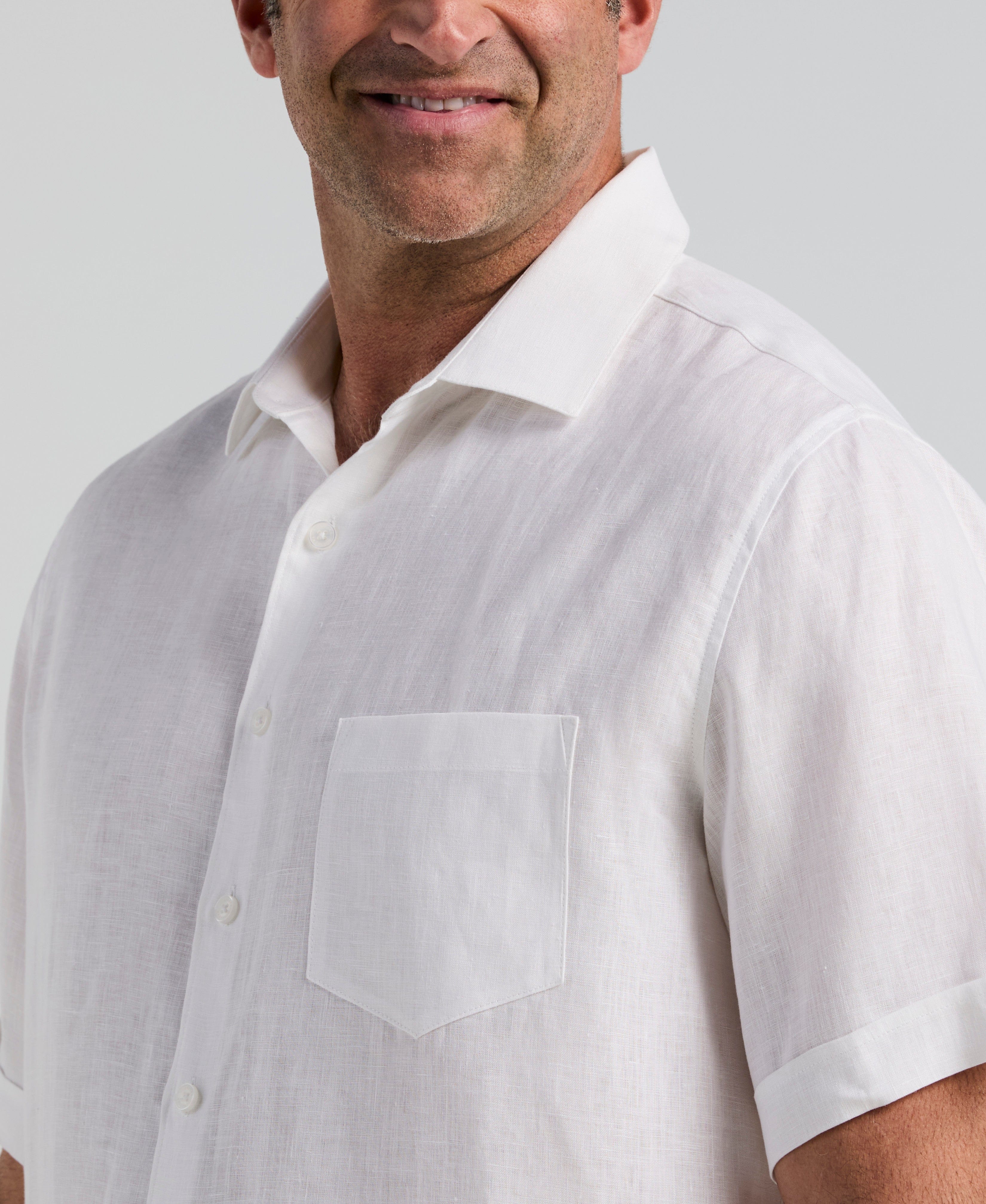 Big & Tall Classic Linen Solid Shirt