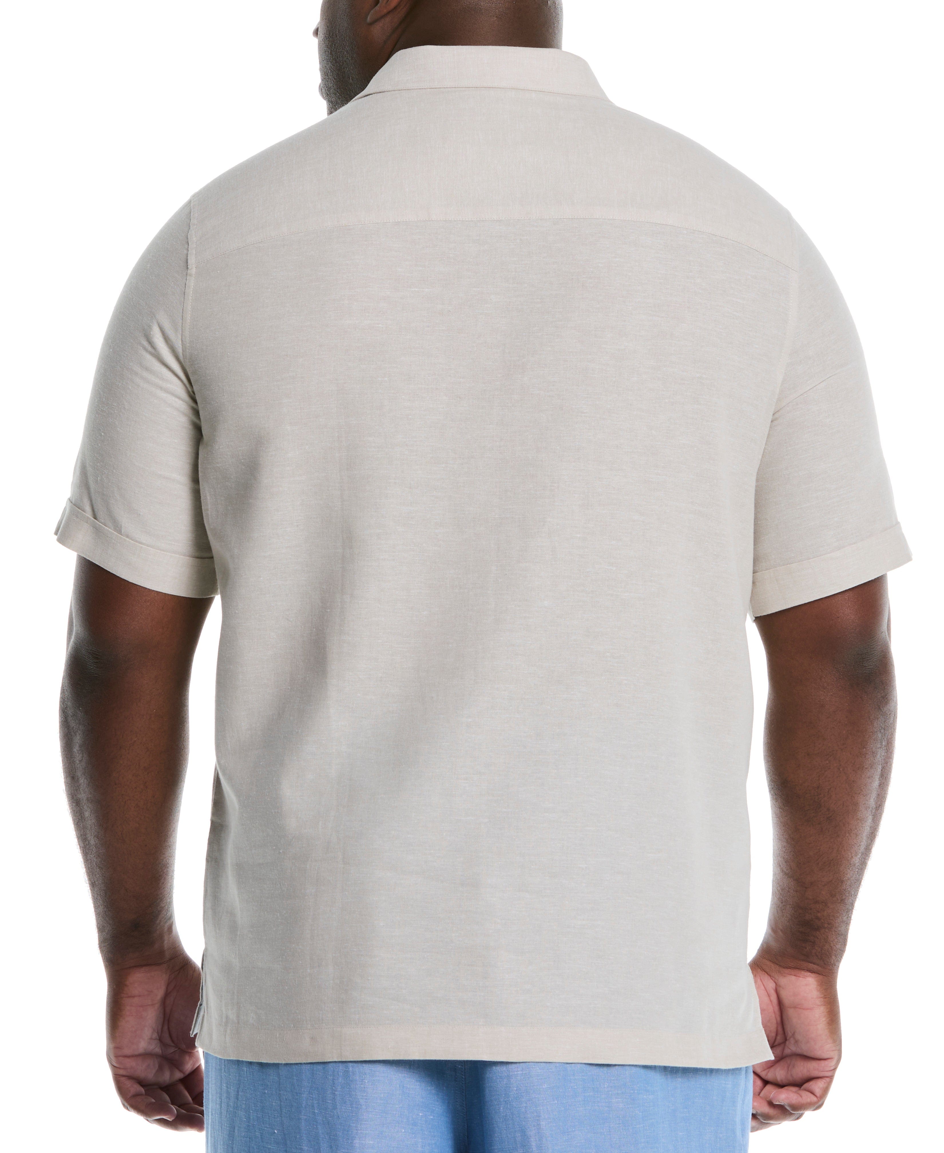 Big & Tall Engineered Stripe Panel Shirt