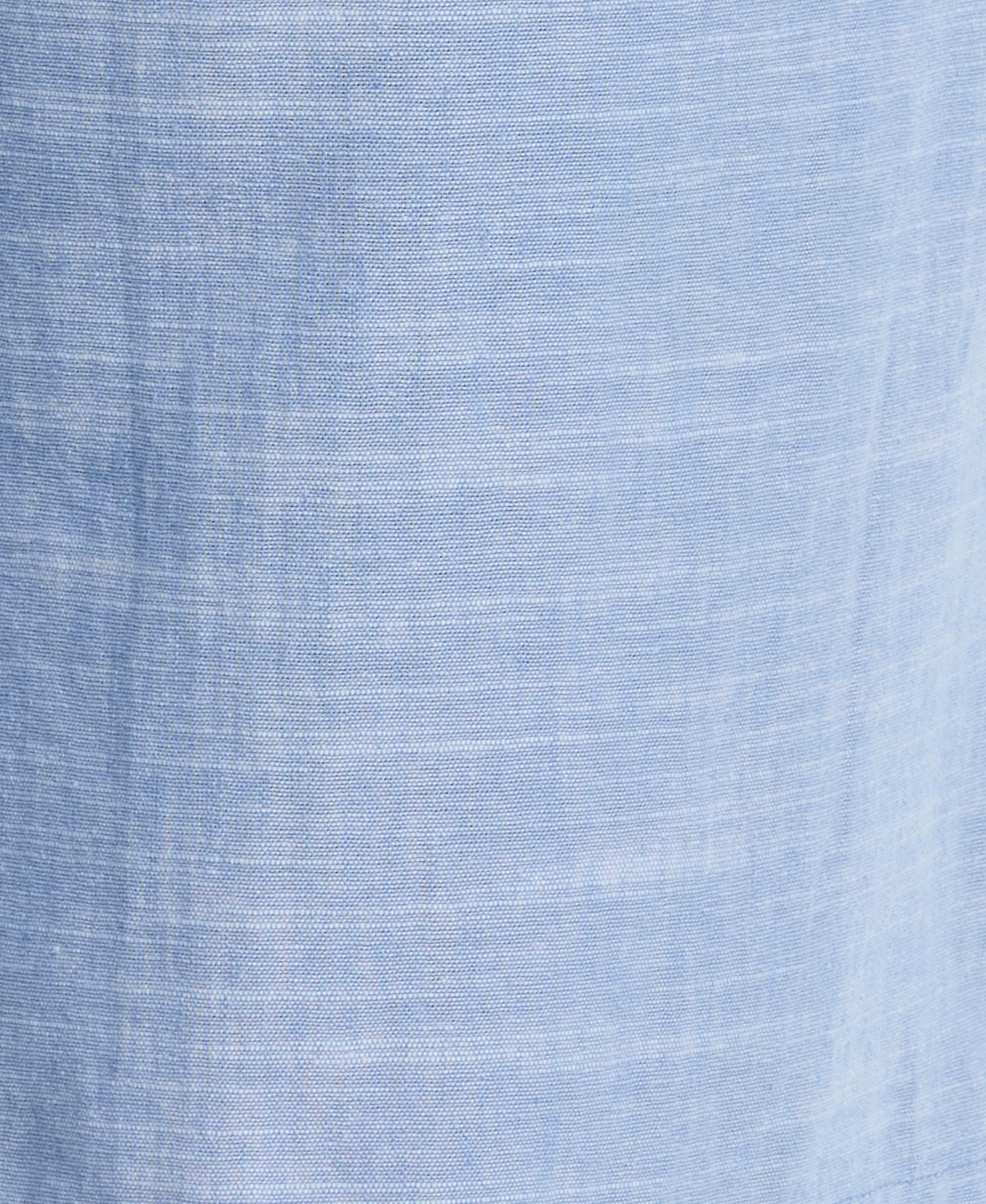 Big & Tall Linen Blend 7 1/2" Cross Dyed Slub Short