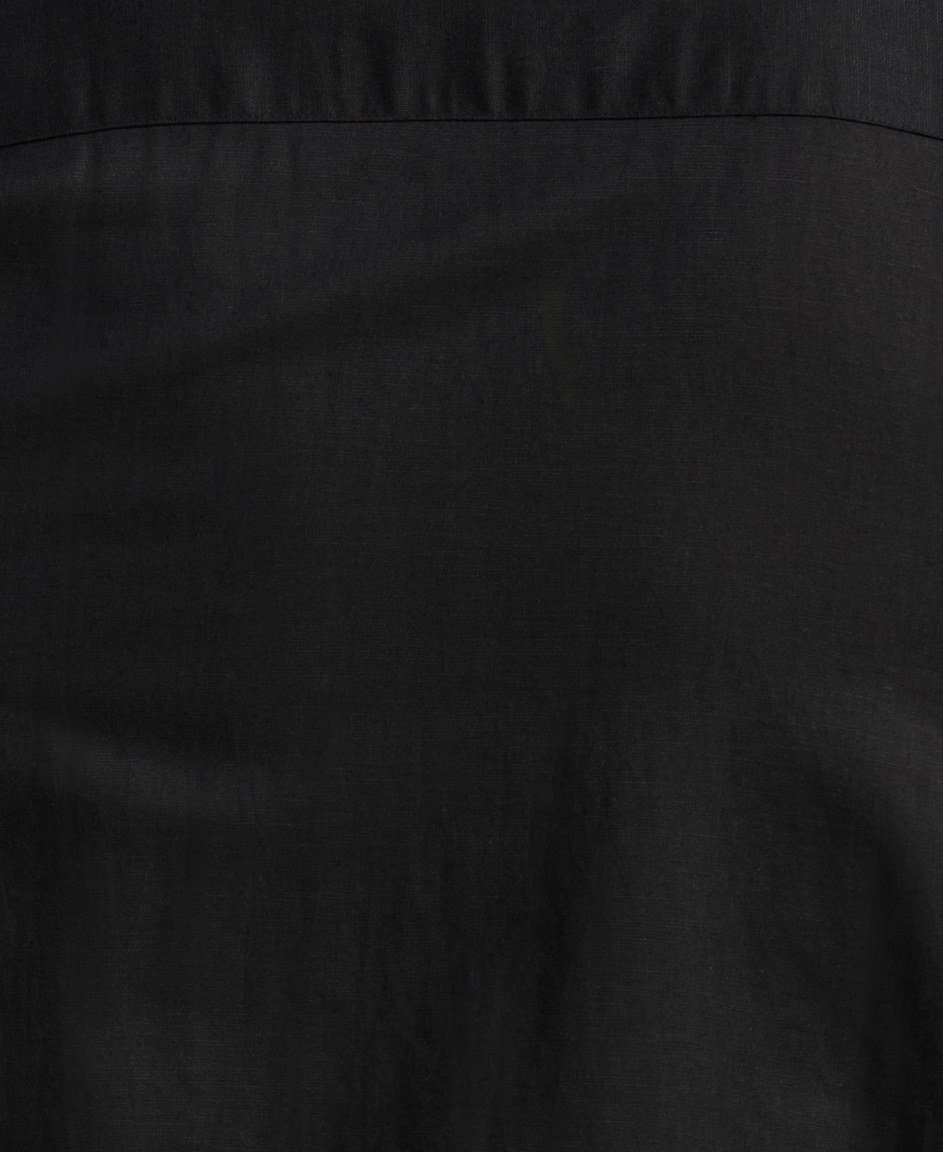 Big & Tall Linen Blend No-Pocket Guayabera Shirt