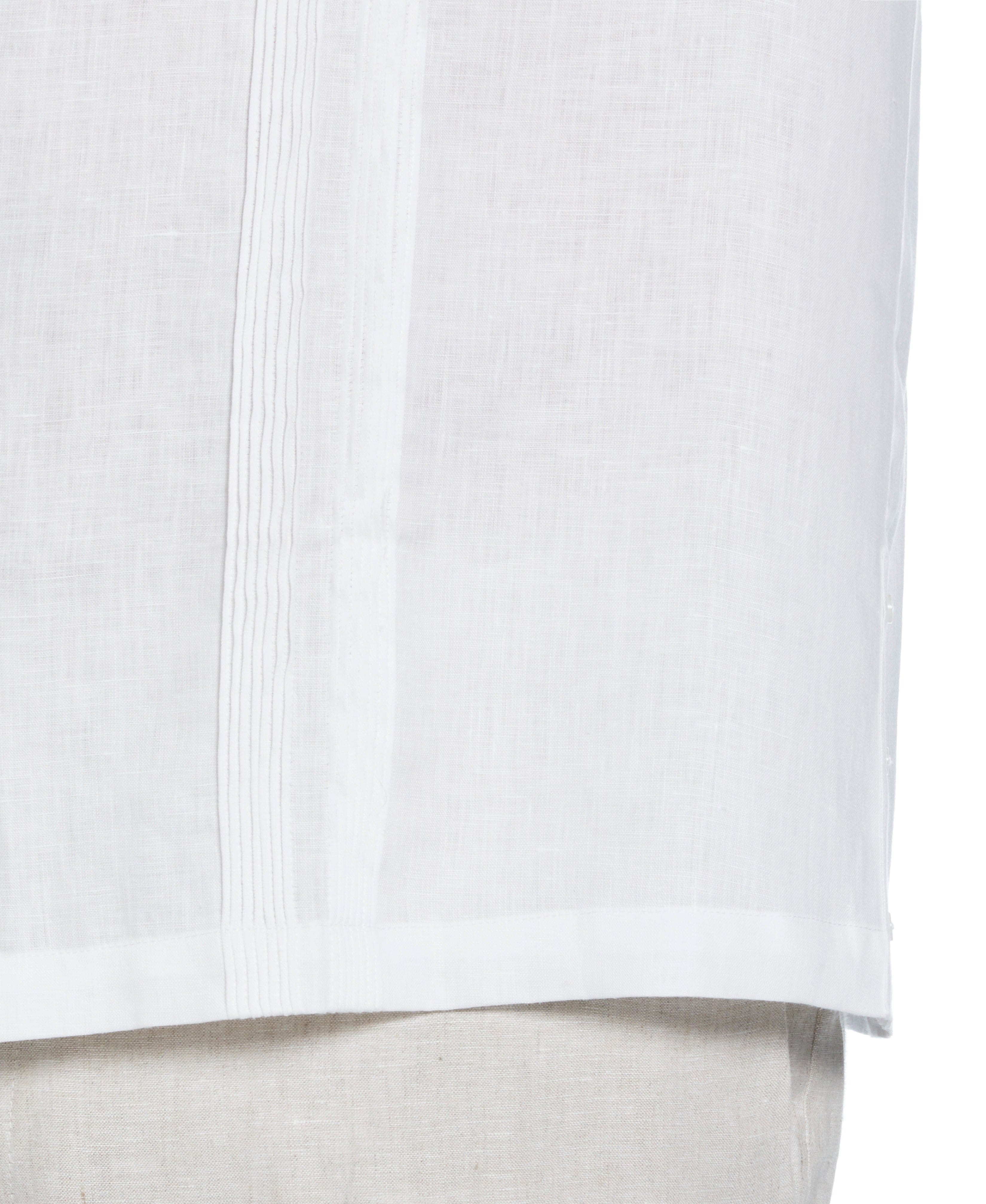 Big & Tall Linen Multi Pintuck Guayabera Shirt