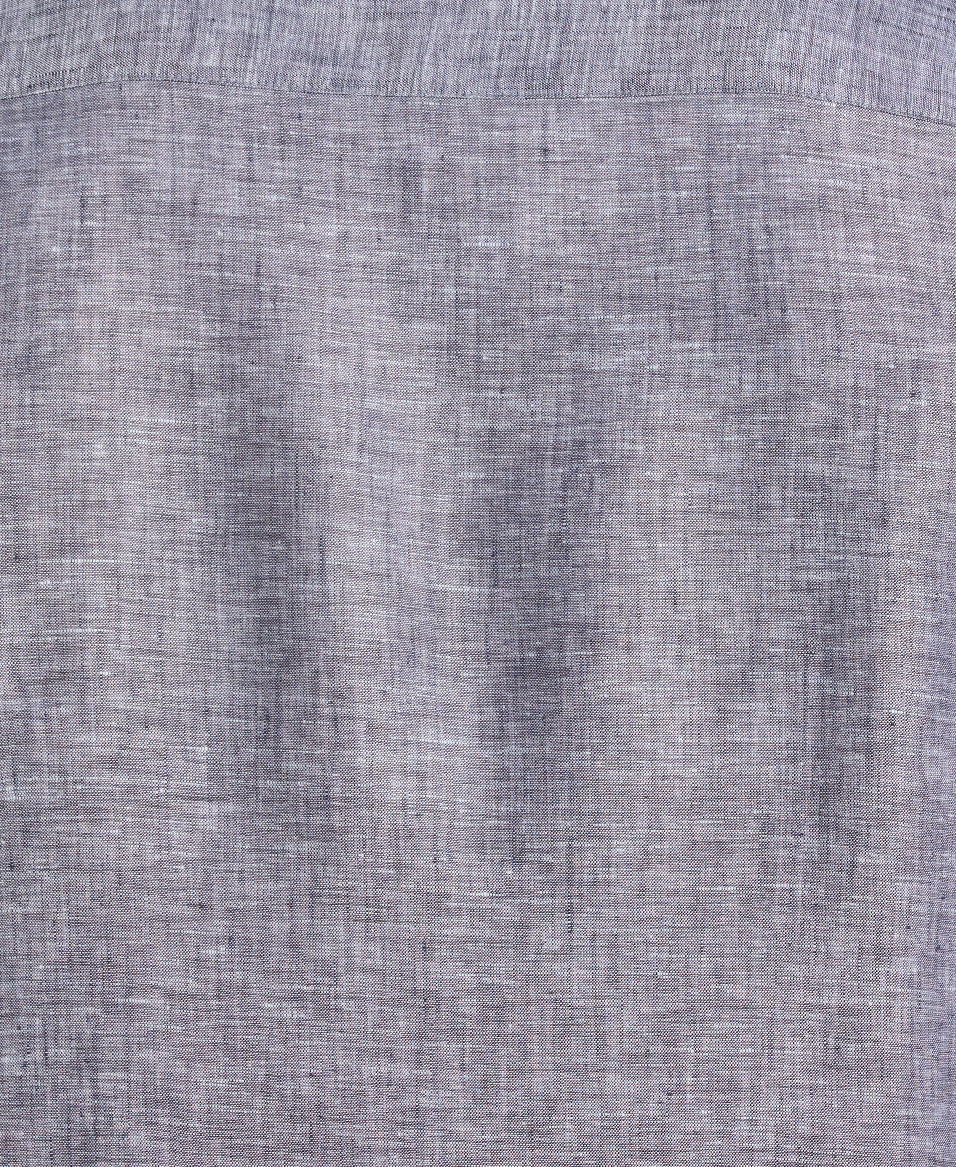 Classic Two-Tone Linen Shirt