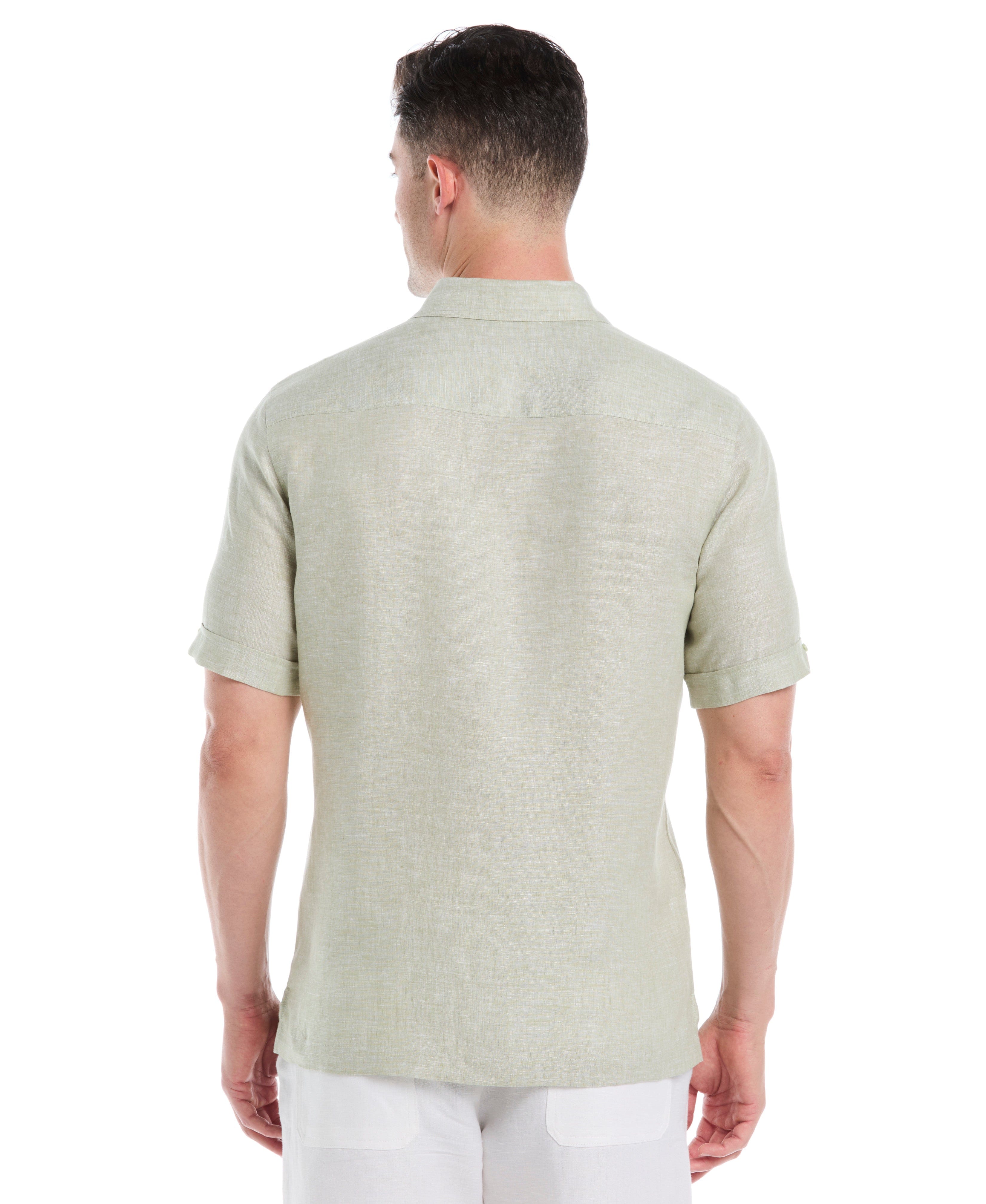 Big & Tall Classic Two-Tone Linen Shirt