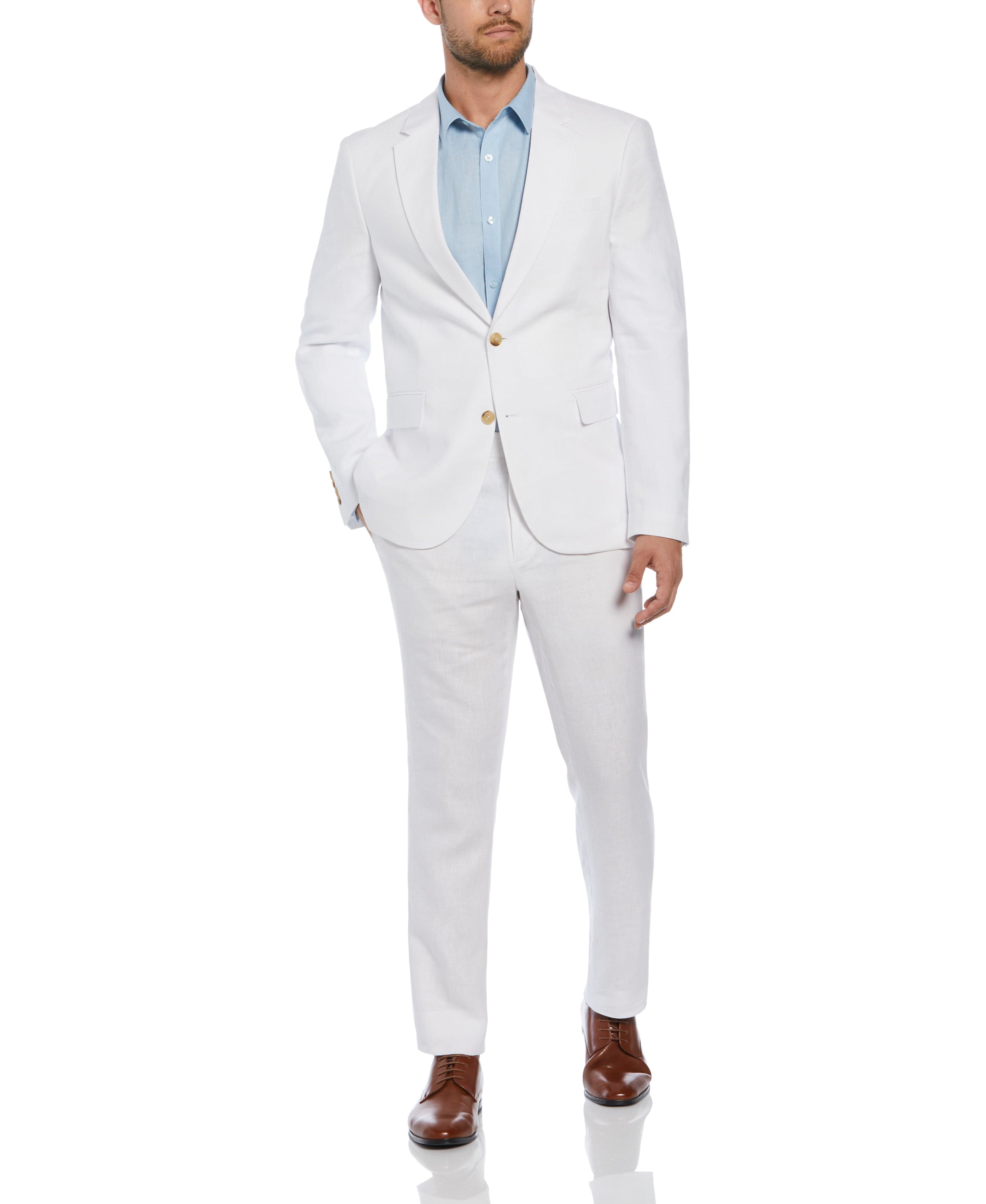 Delave Linen Flat Front Pant