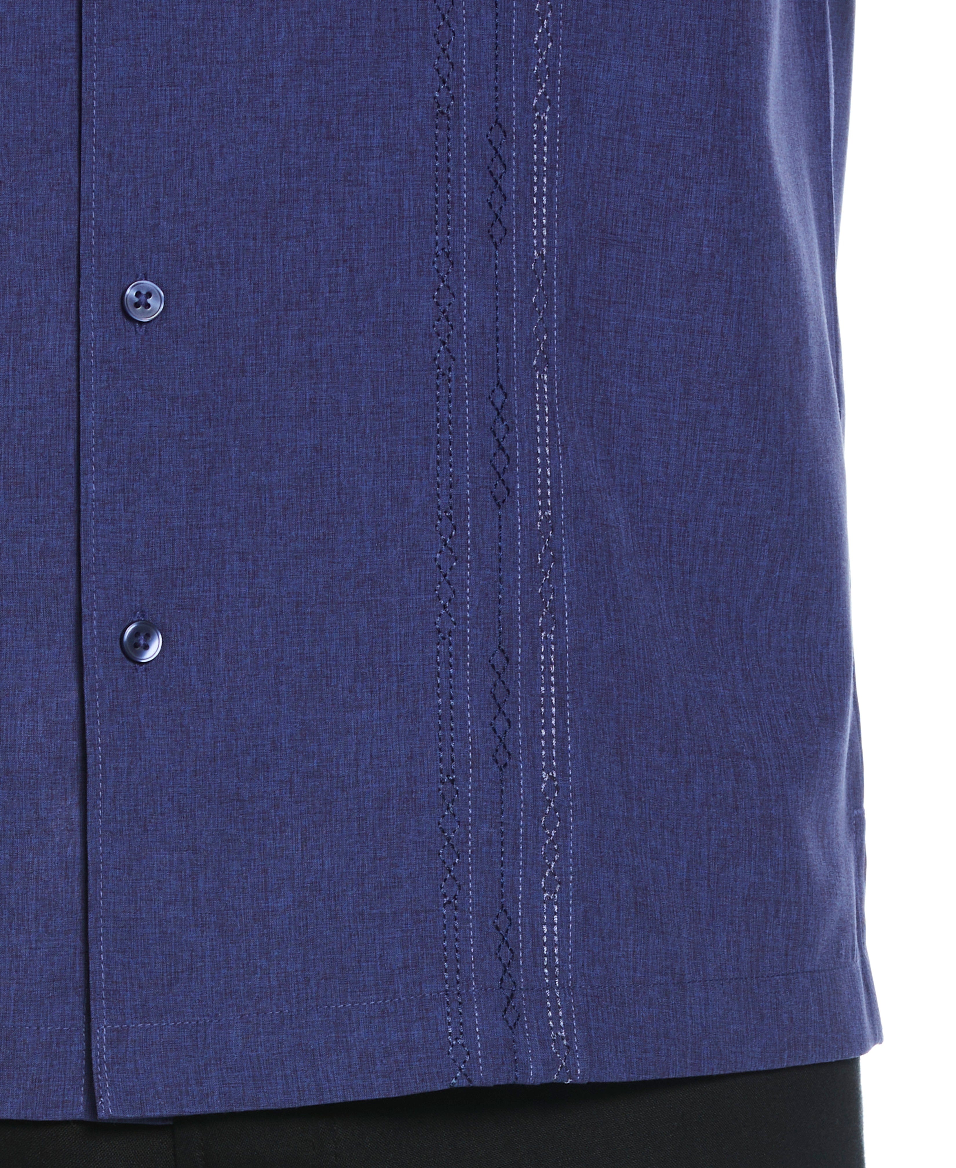 Geo Embroidered Panel Shirt