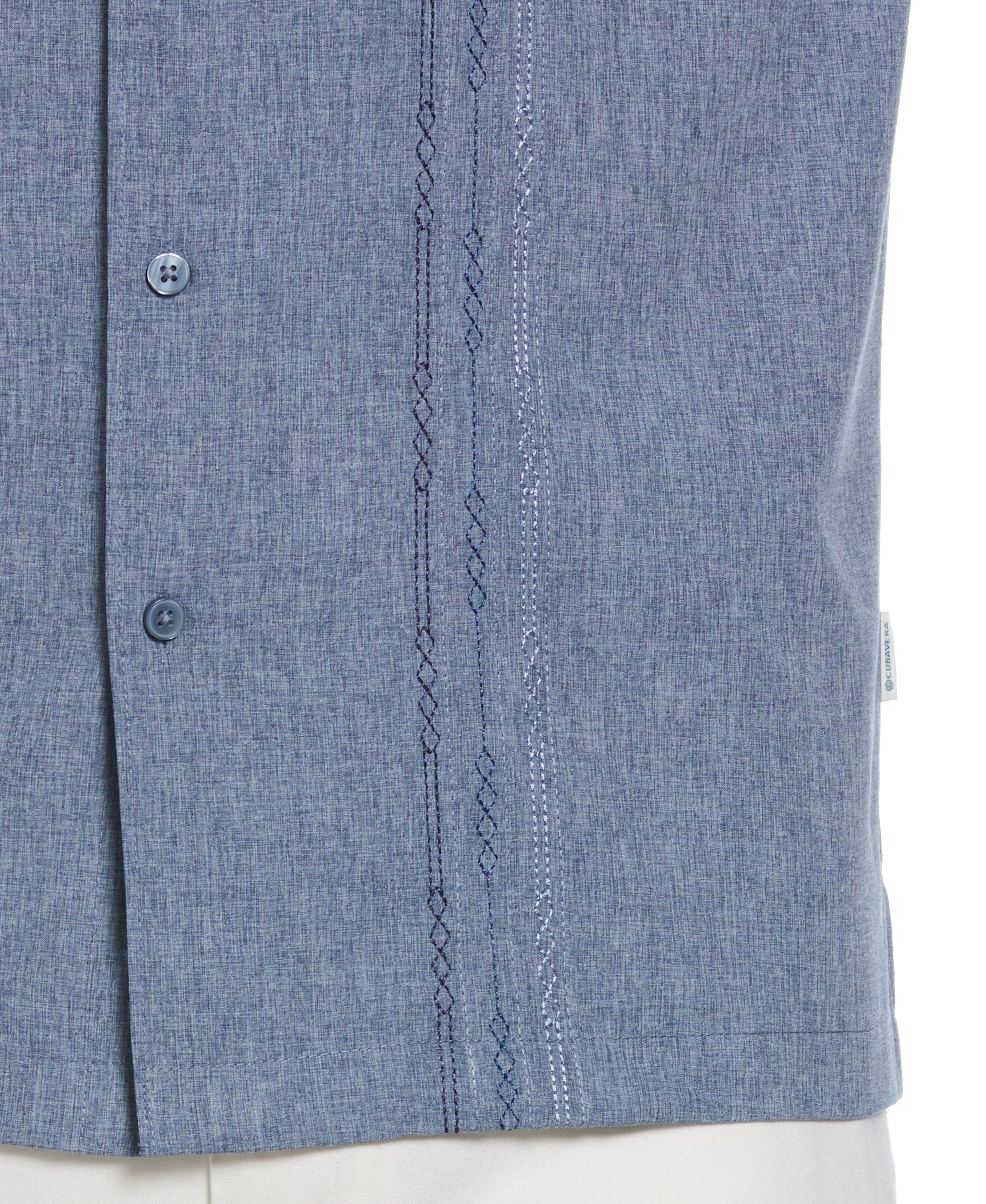 Geo Embroidered Panel Shirt