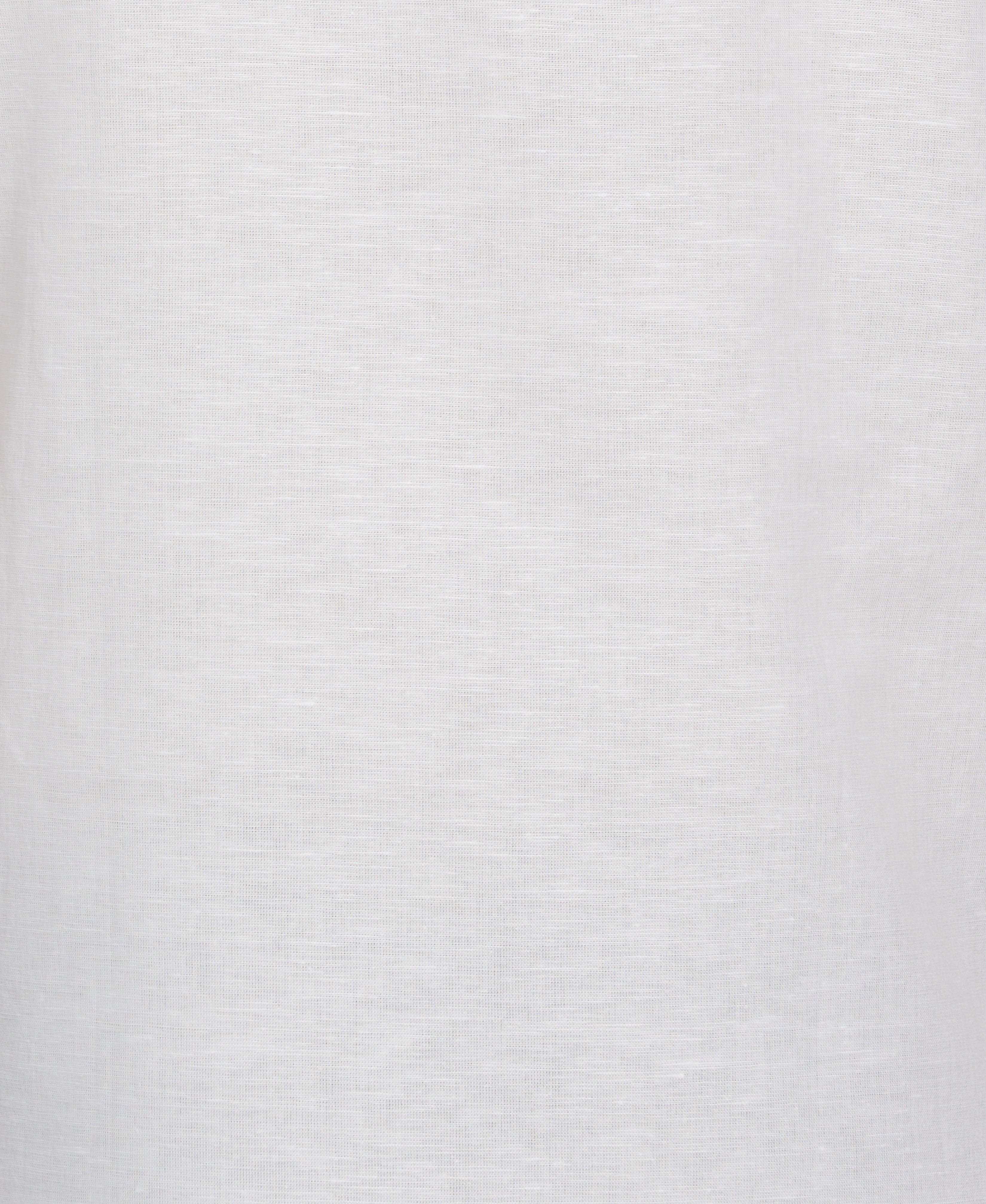 Linen Blend Chest Stripe Print Shirt