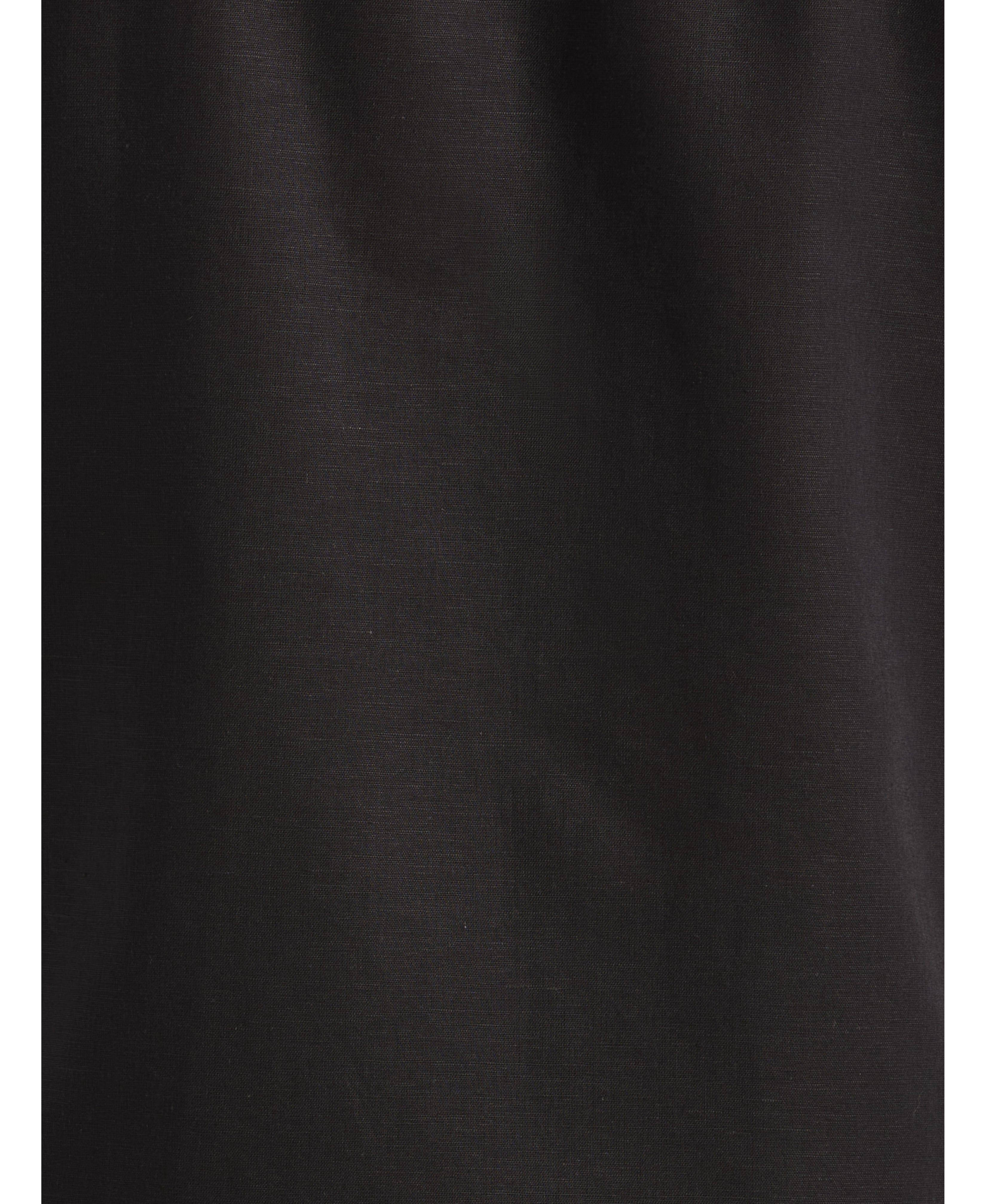 Linen Blend Embroidered Panel Shirt