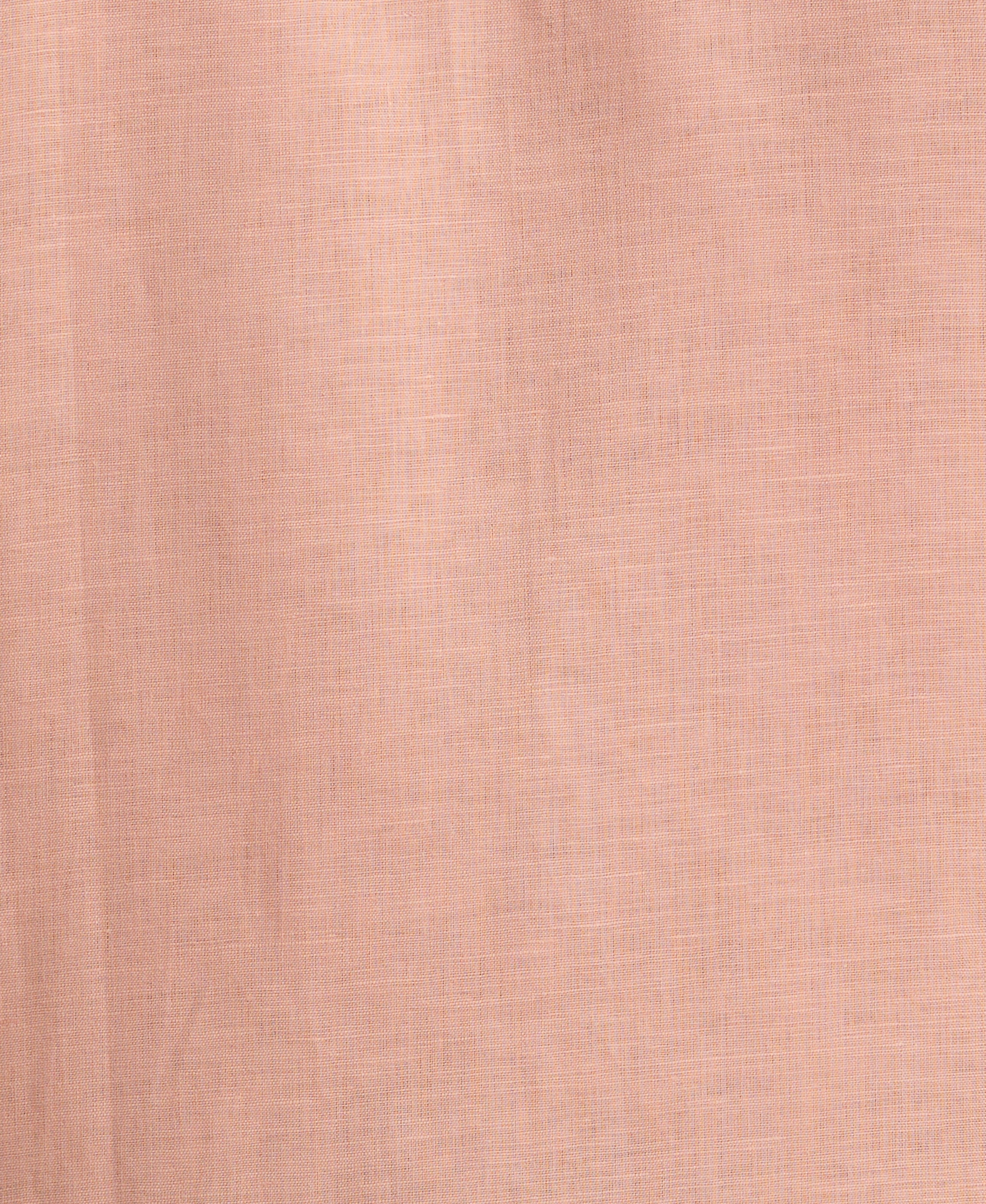 Linen Blend Embroidered Panel Shirt