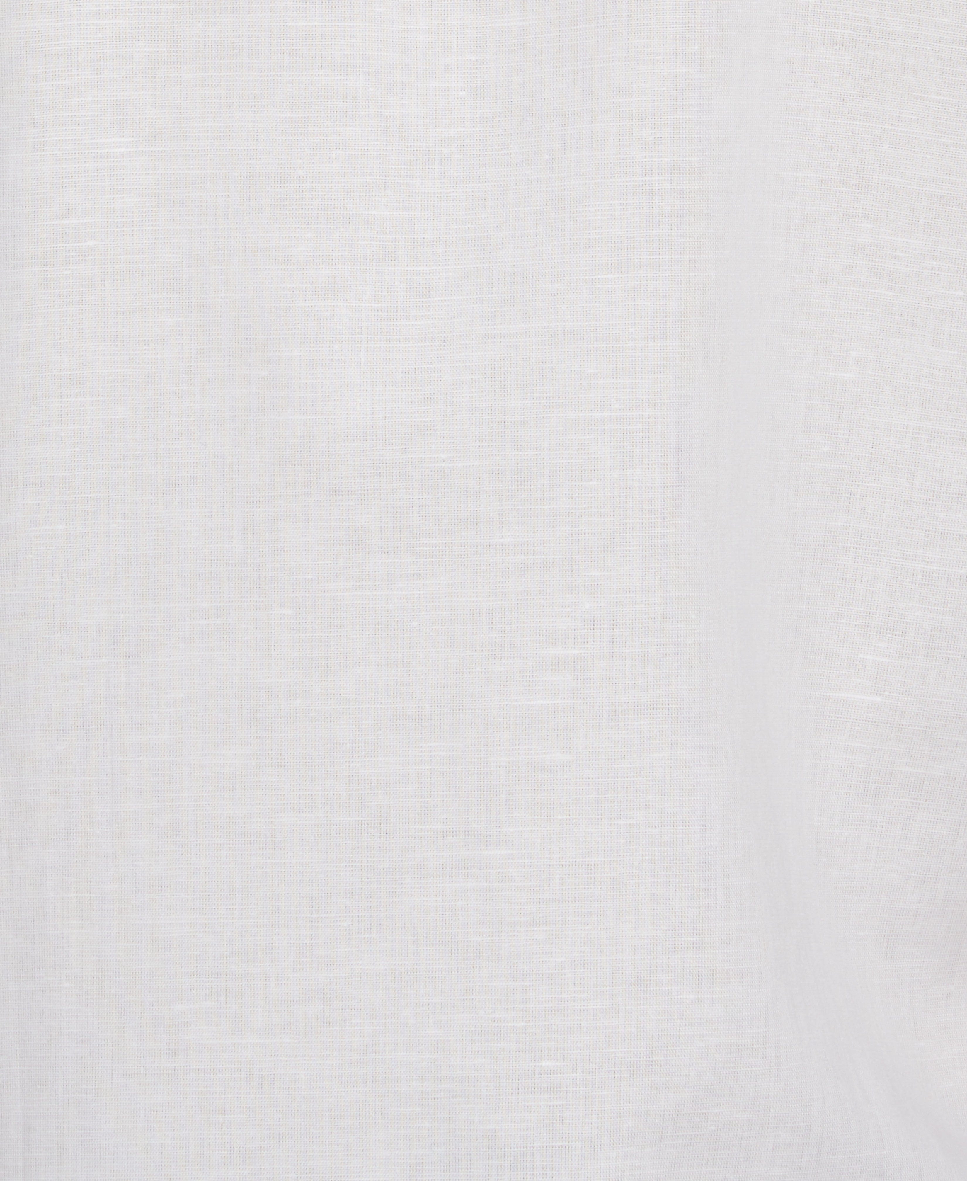 Linen Blend L-Shaped Deco Pattern Shirt