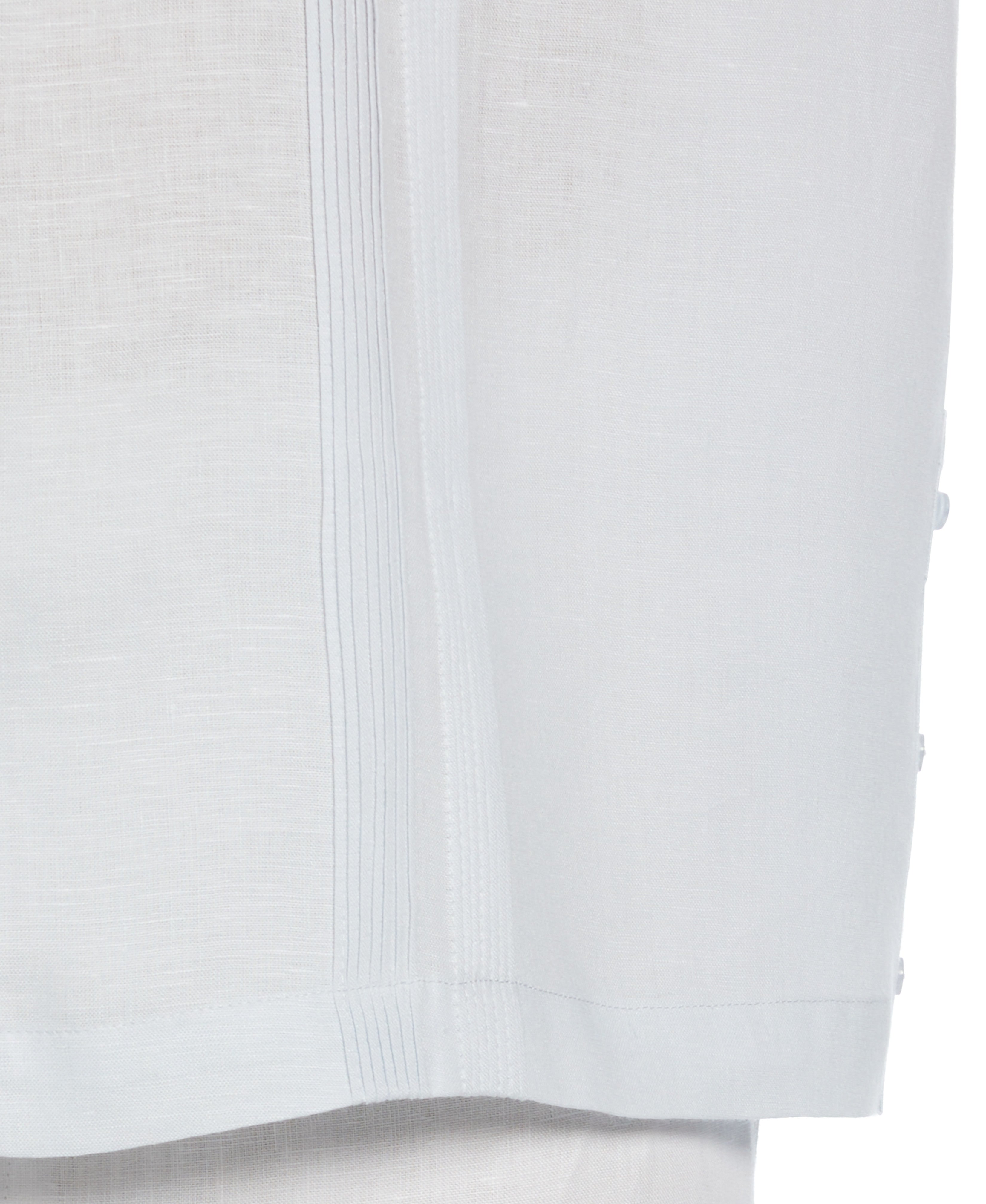 Linen Multi-Tuck Guayabera Shirt