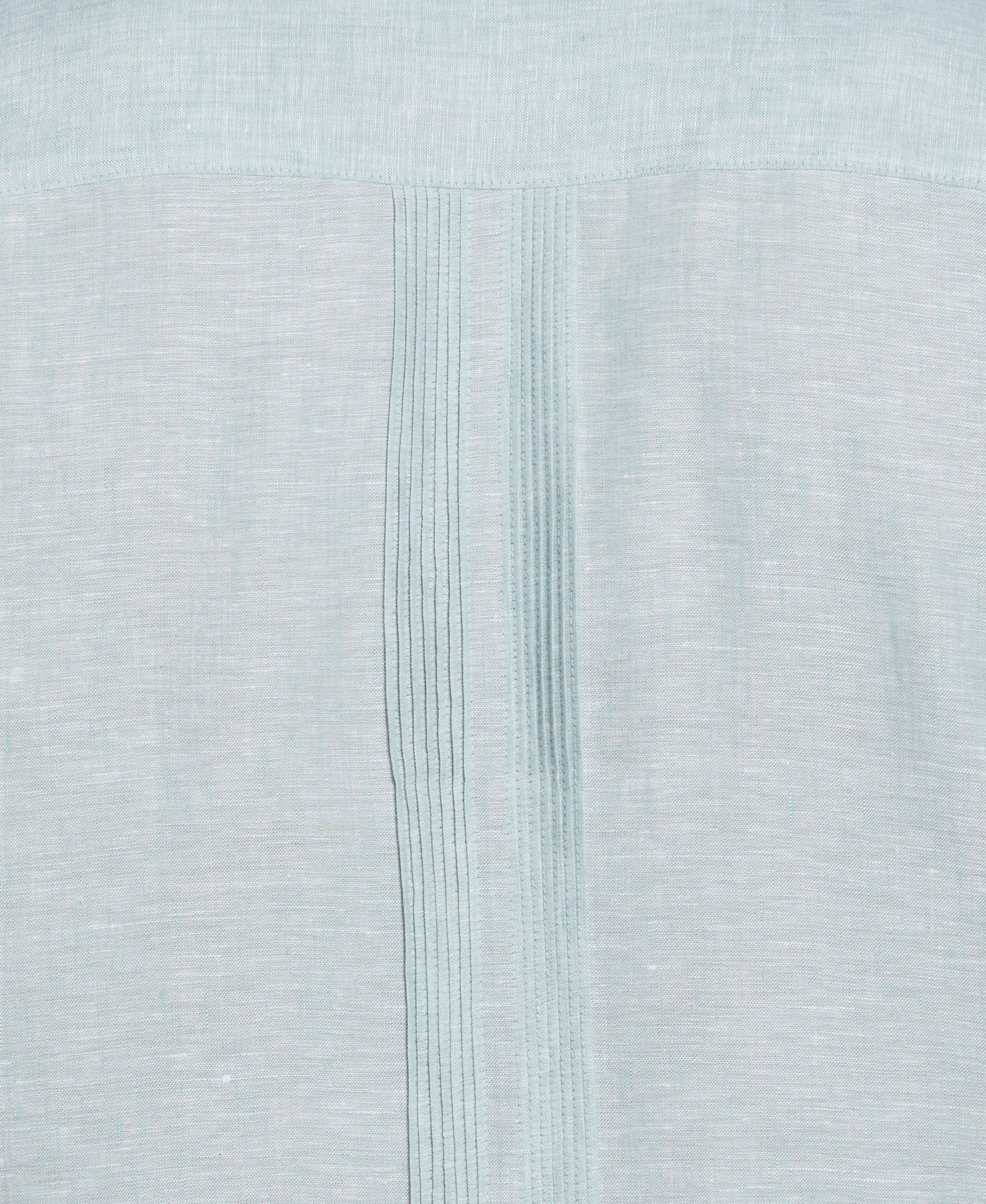 Linen Multi-Tuck Guayabera Shirt