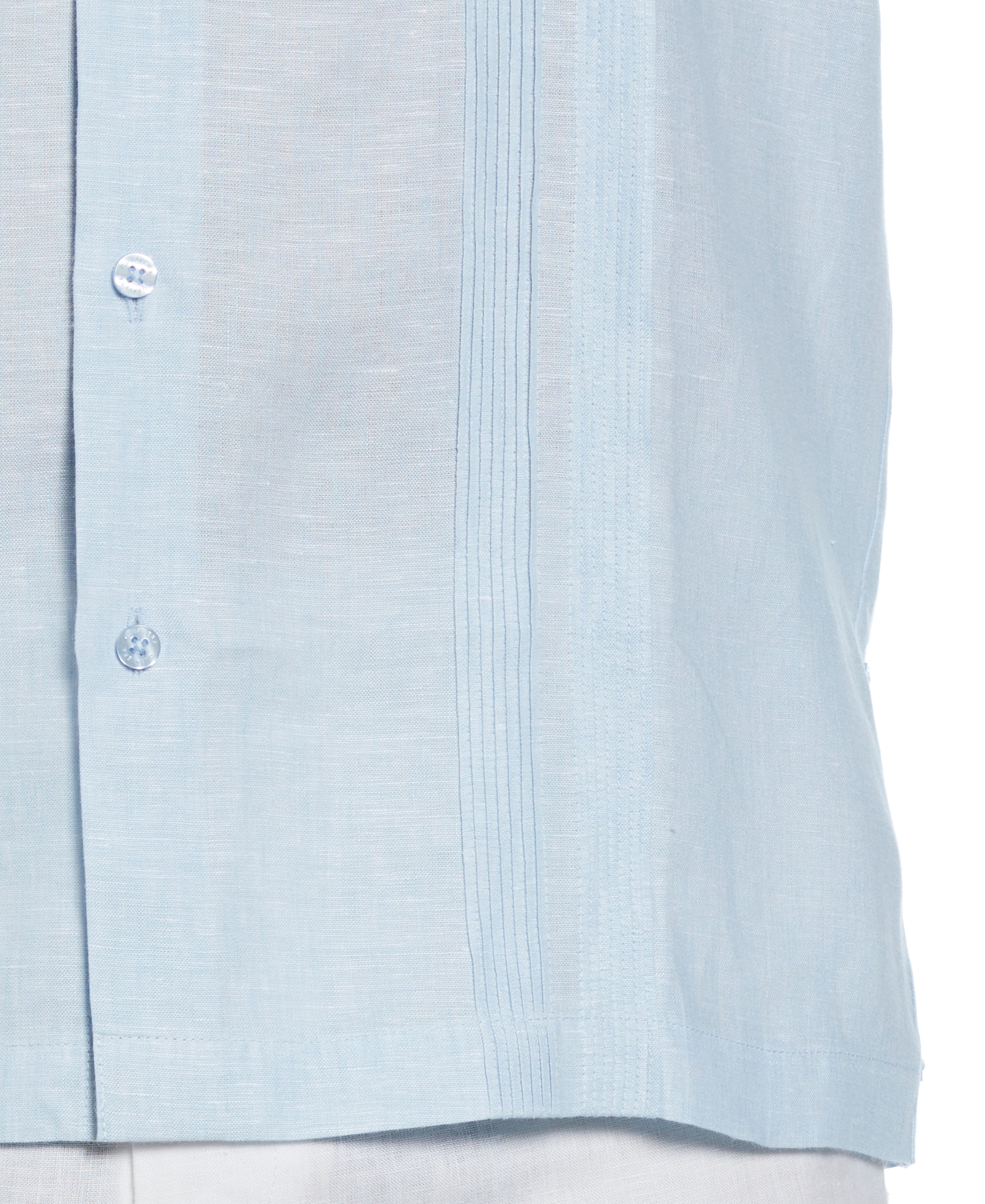 Linen Multi-Tuck Guayabera Shirt