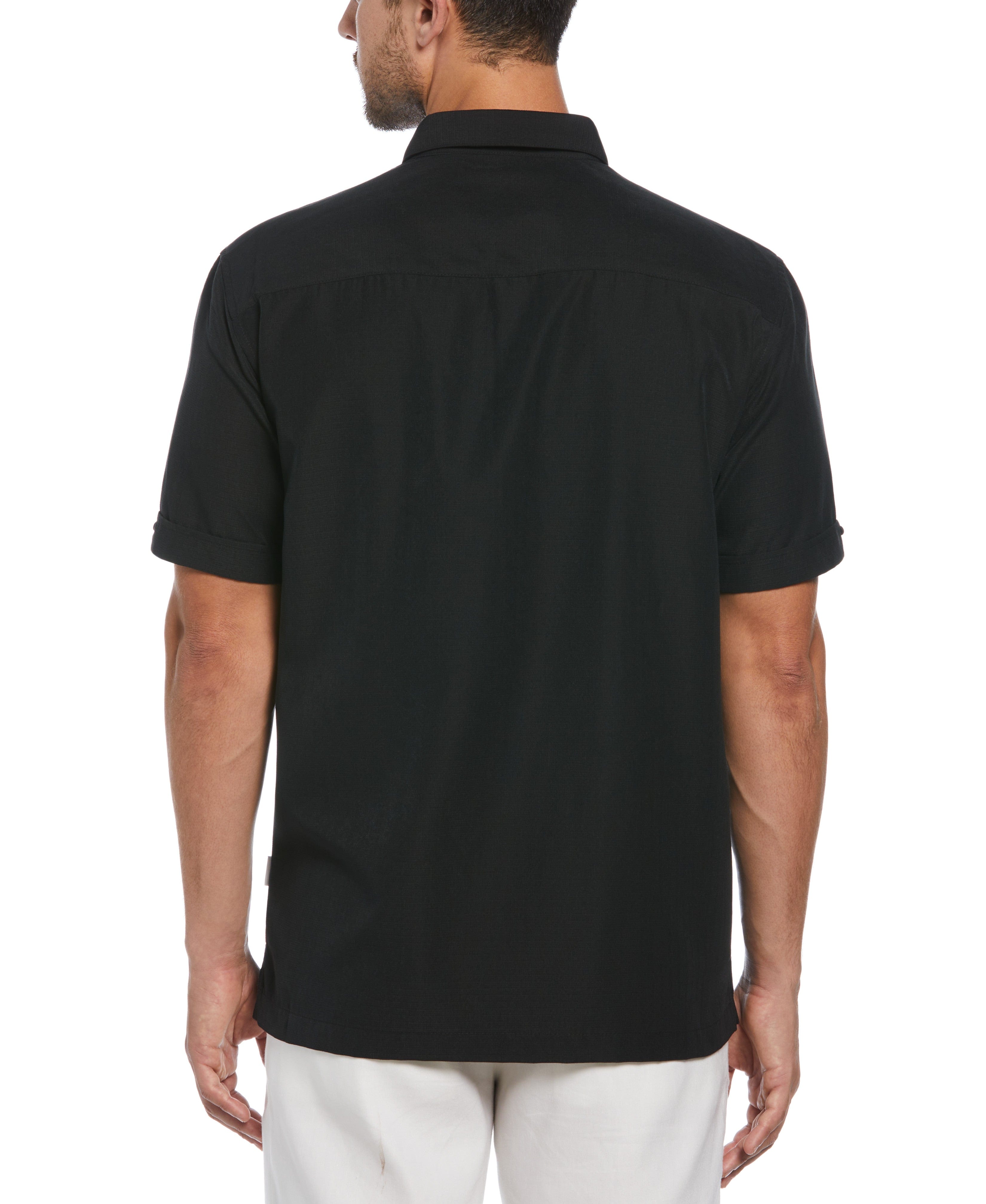 Ombre Embroidered Panel Shirt