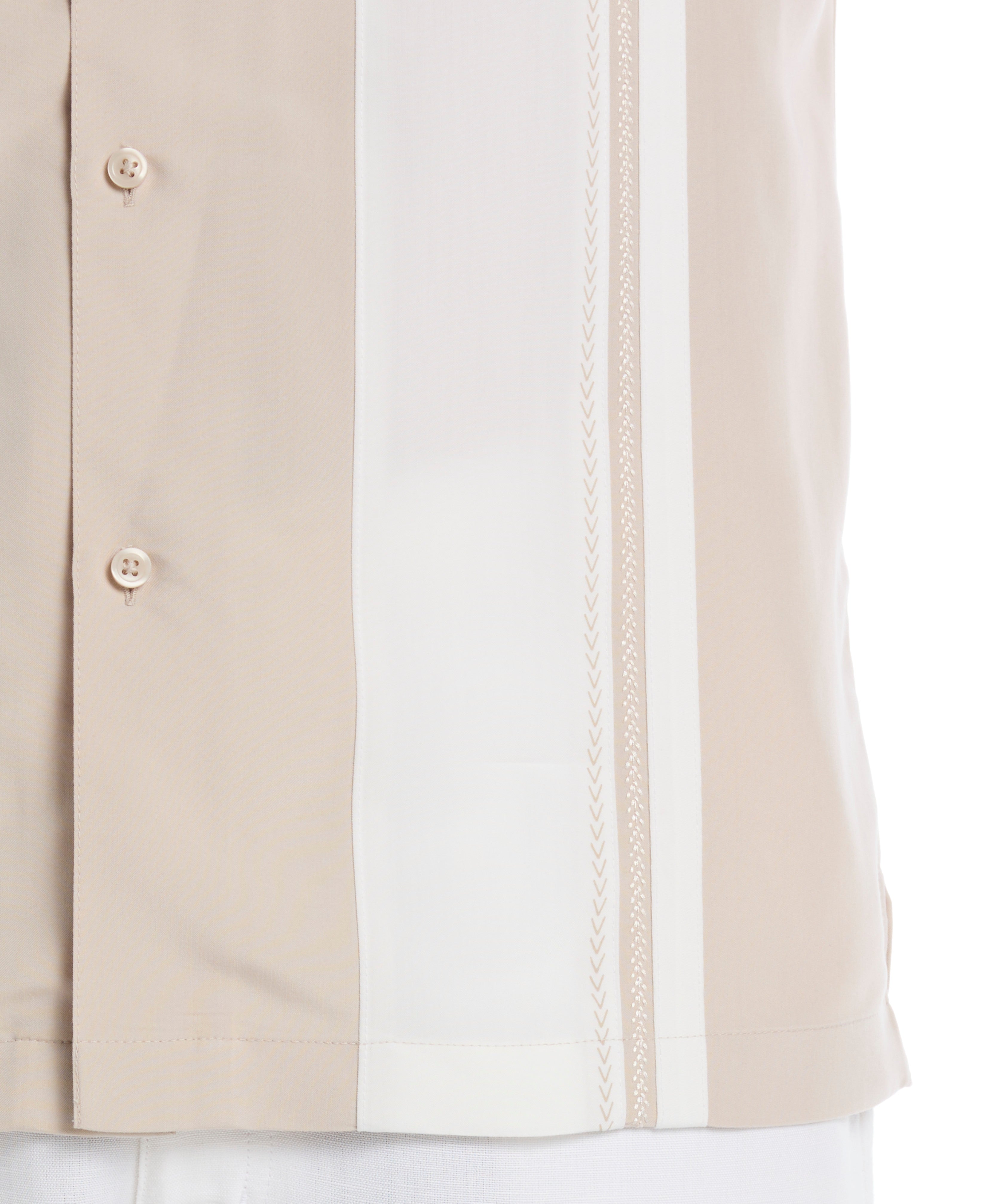 Retro Panel Embroidered Shirt