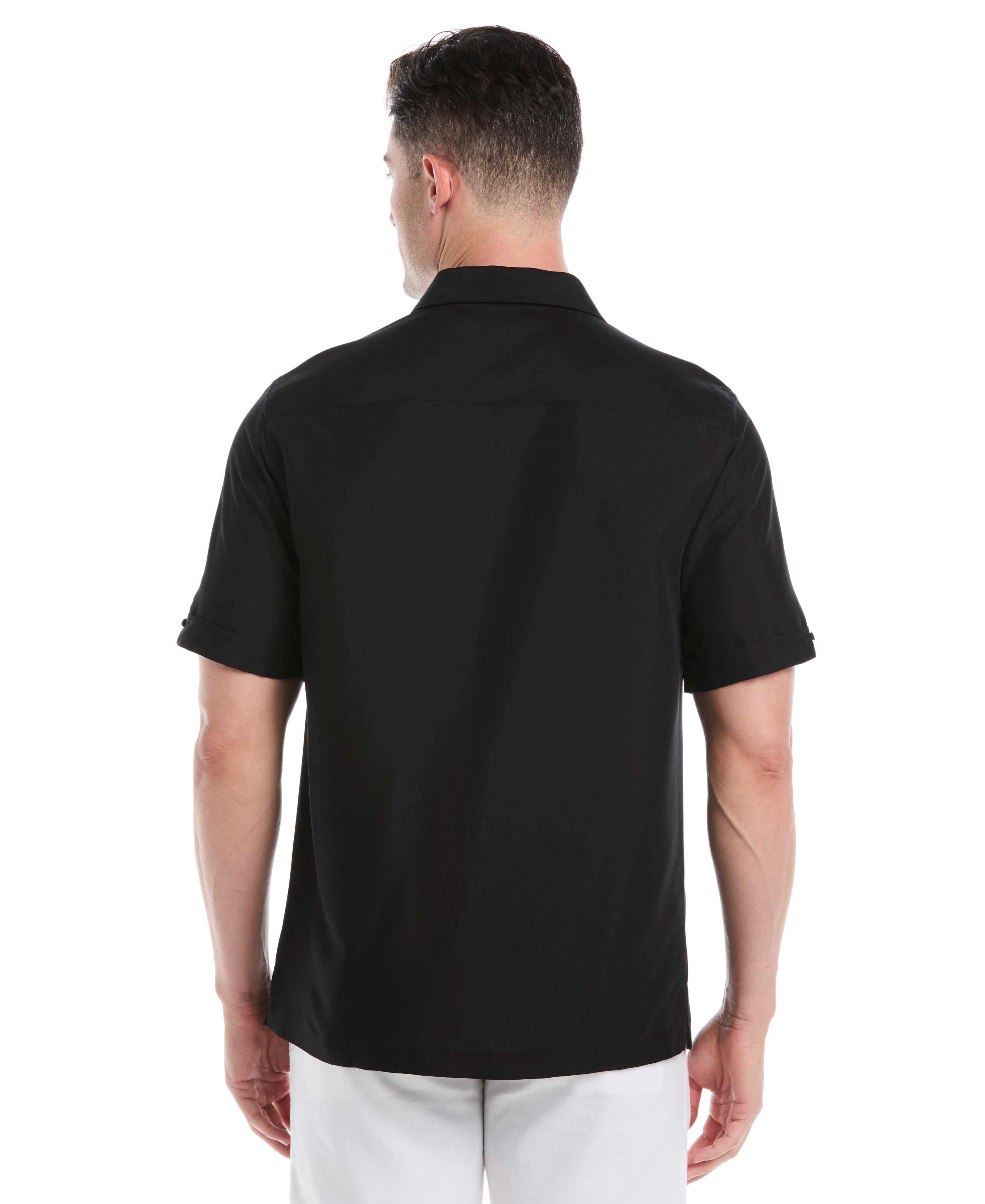 Retro Panel Embroidered Shirt