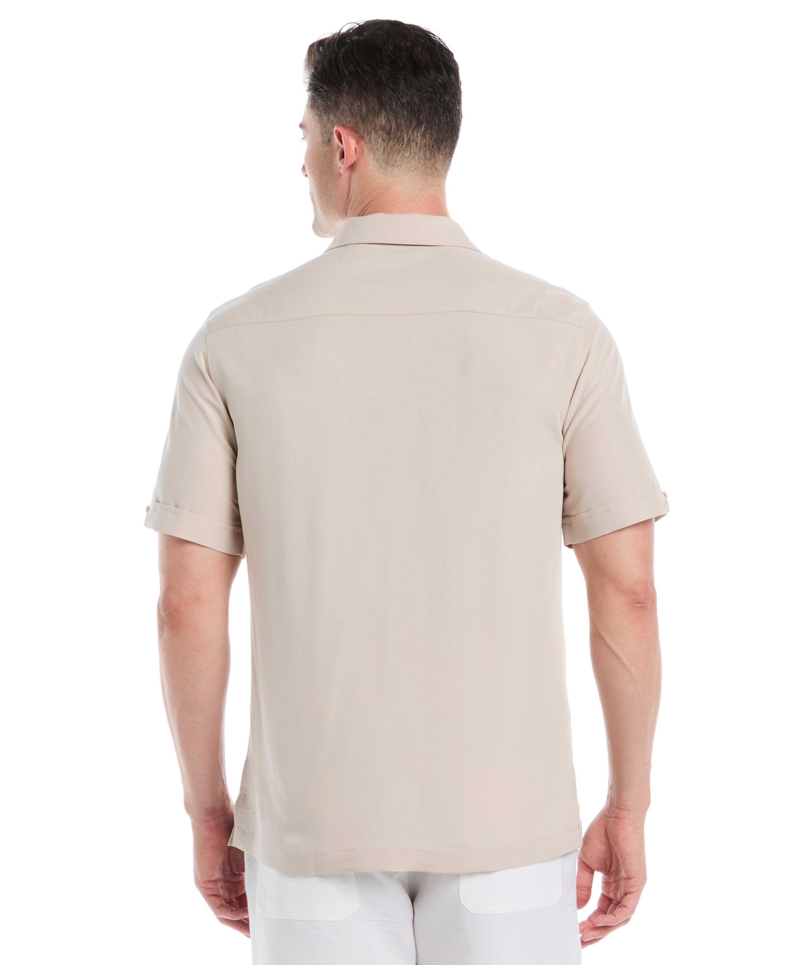 Retro Panel Embroidered Shirt