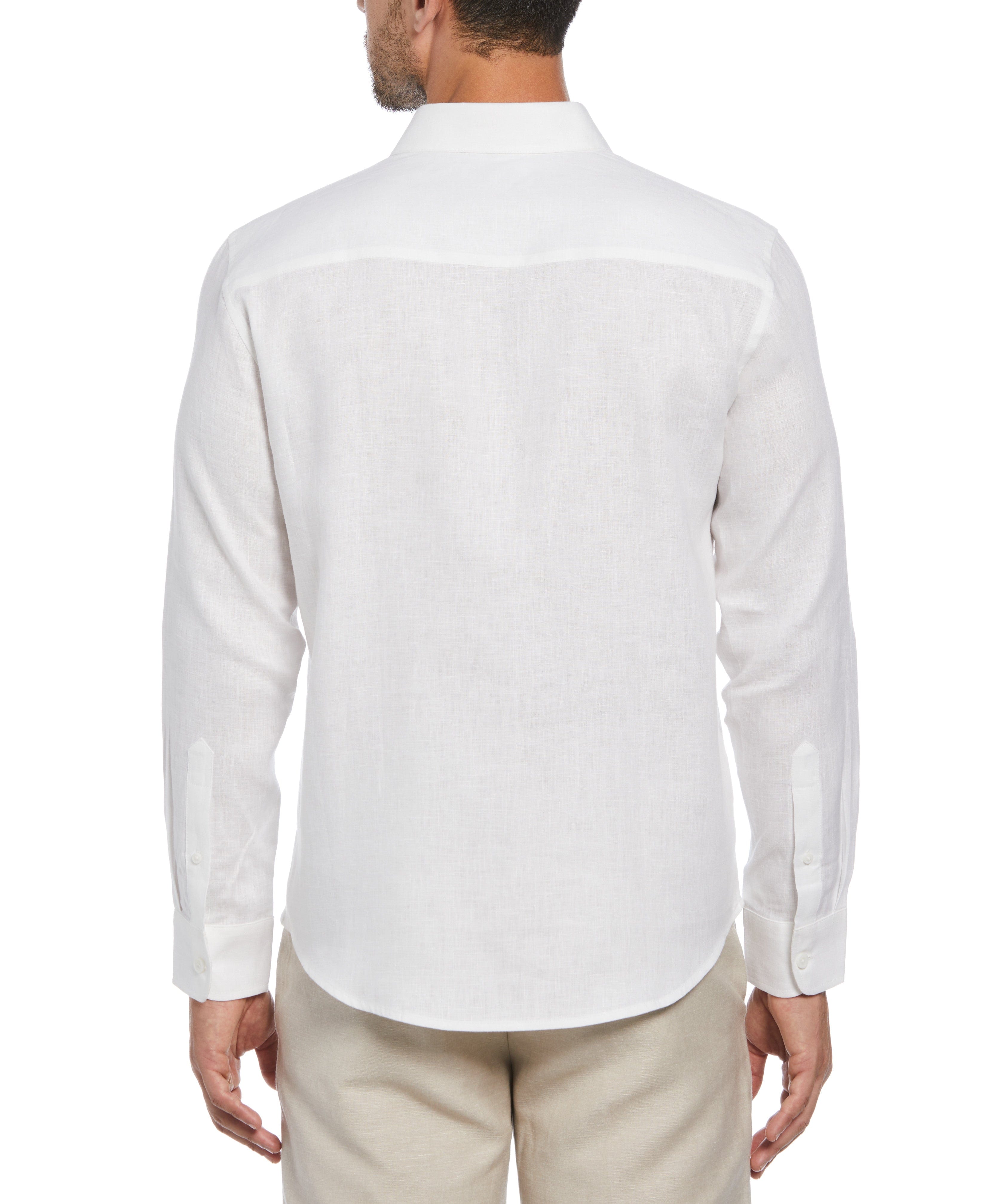Solid Linen Sport Shirt
