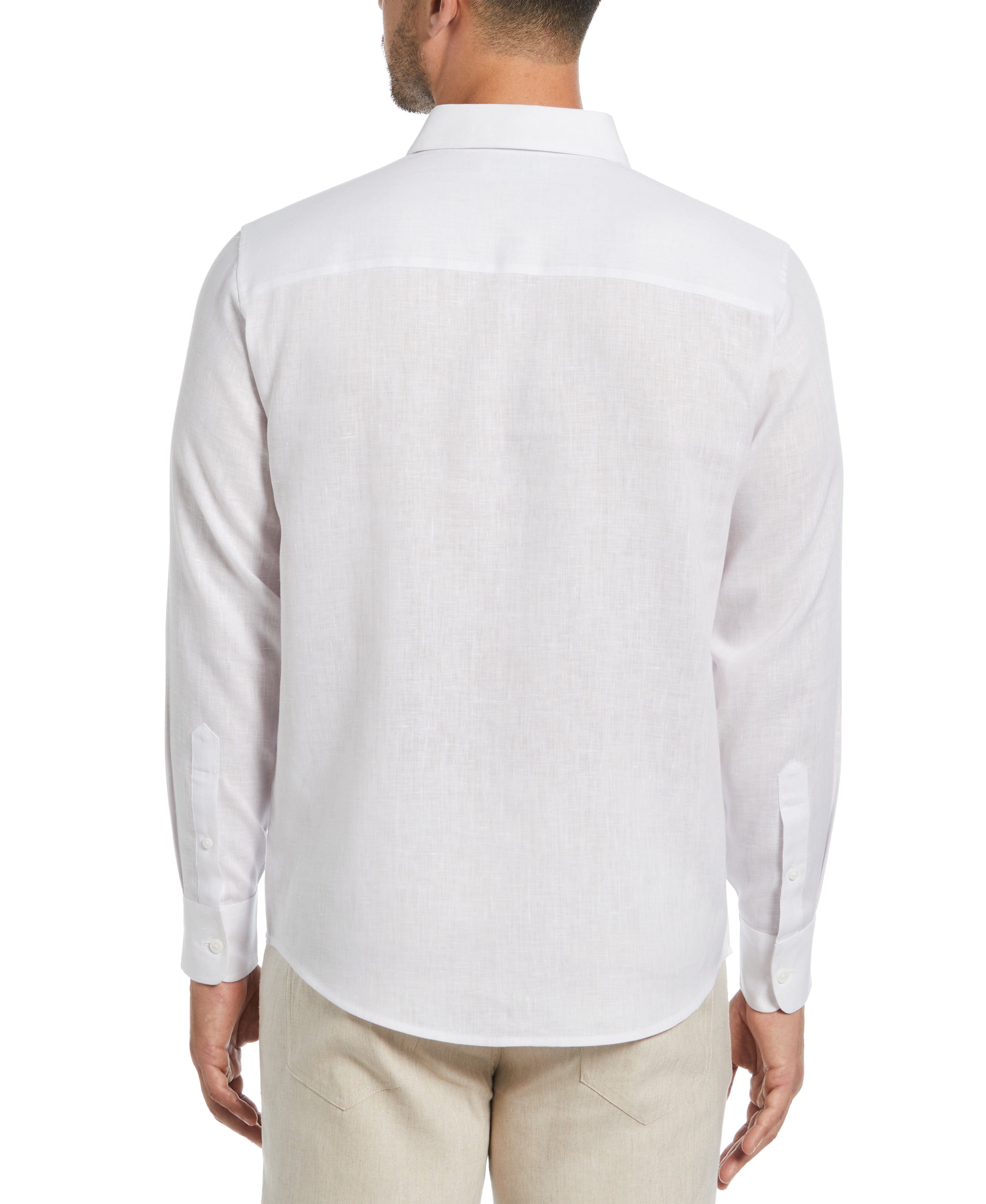 Travelselect™ Linen-Blend Long Sleeve Shirt