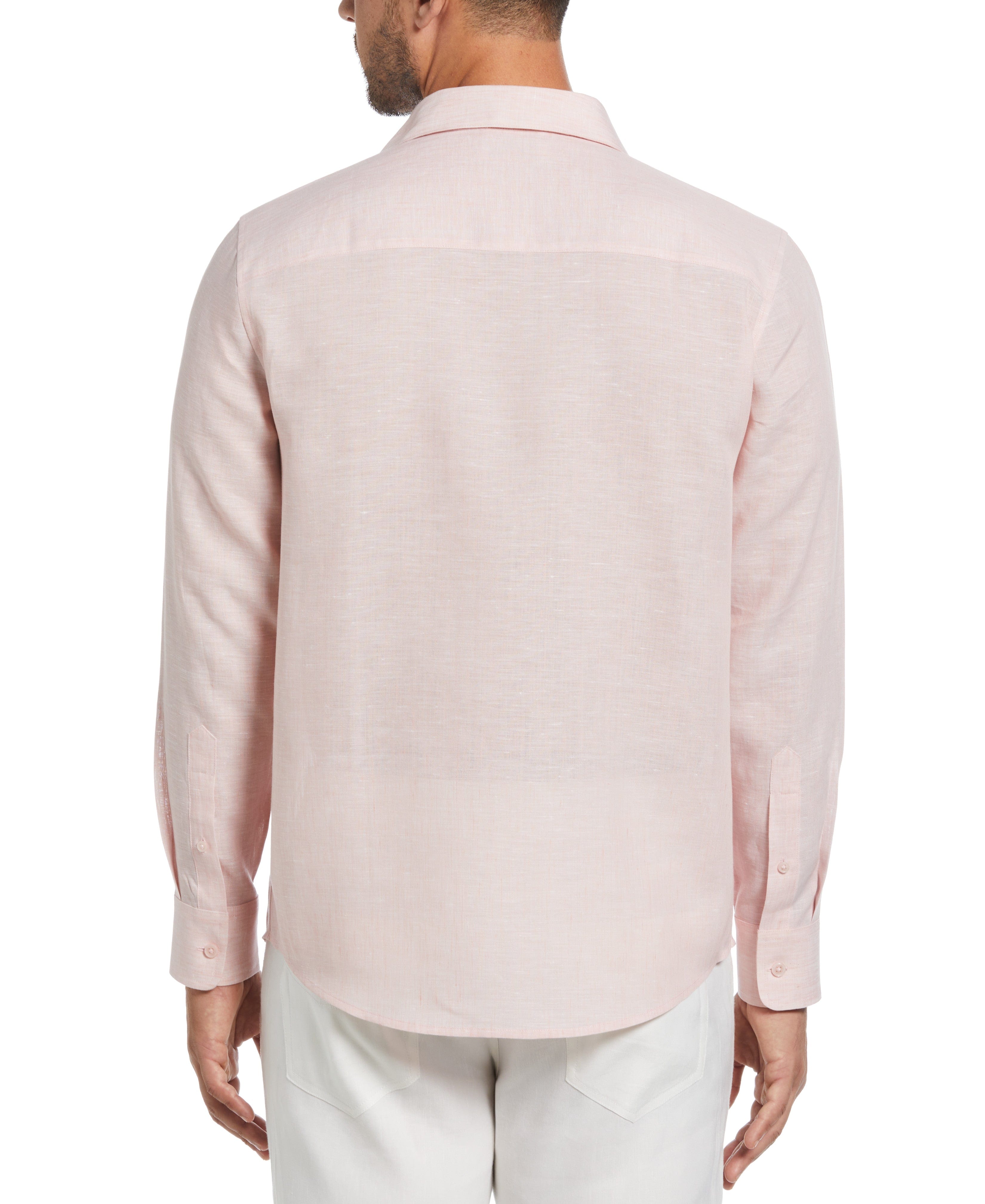 Travelselect™ Linen-Blend Long Sleeve Shirt