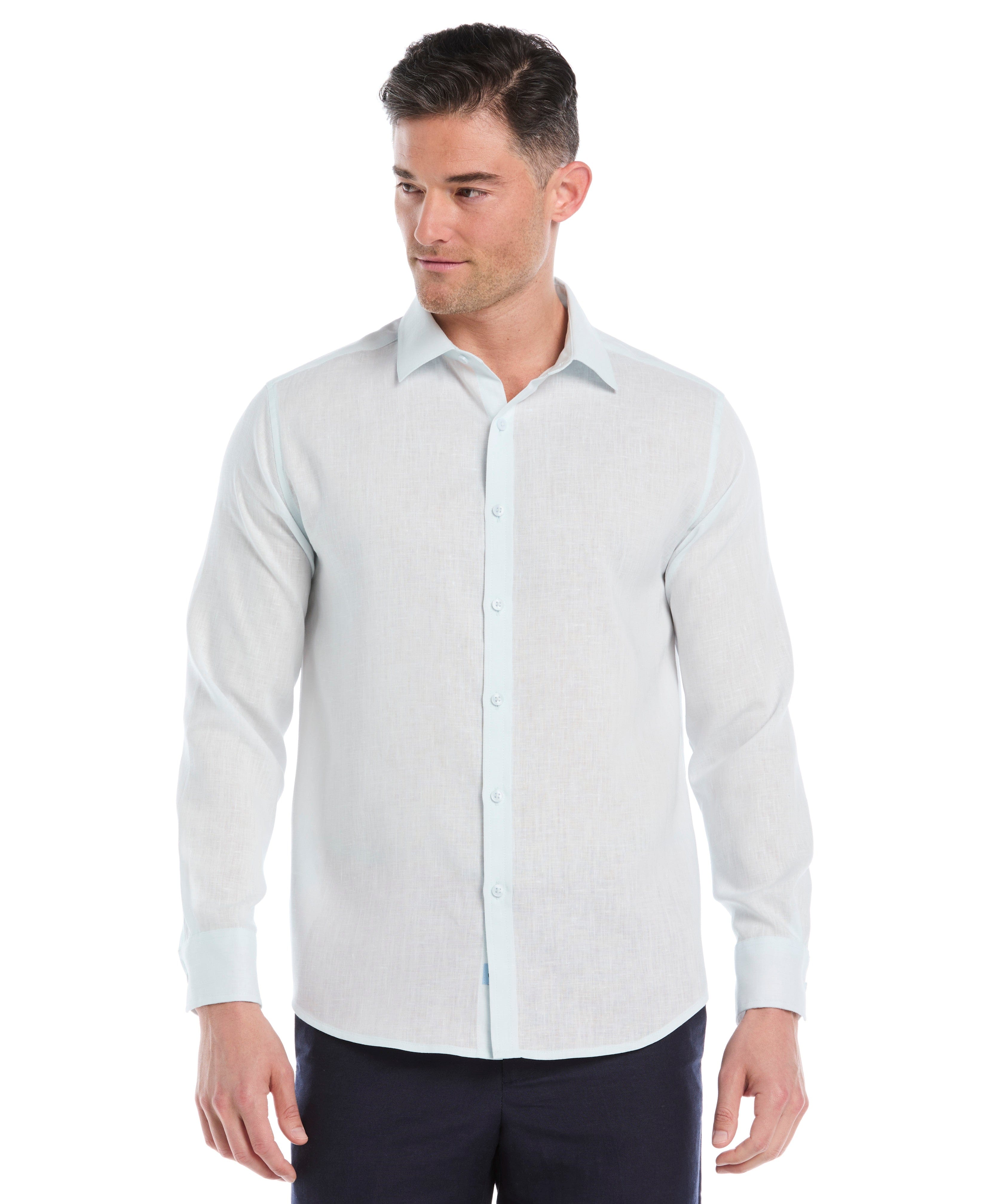 Travelselect™ Linen-Blend Long Sleeve Shirt