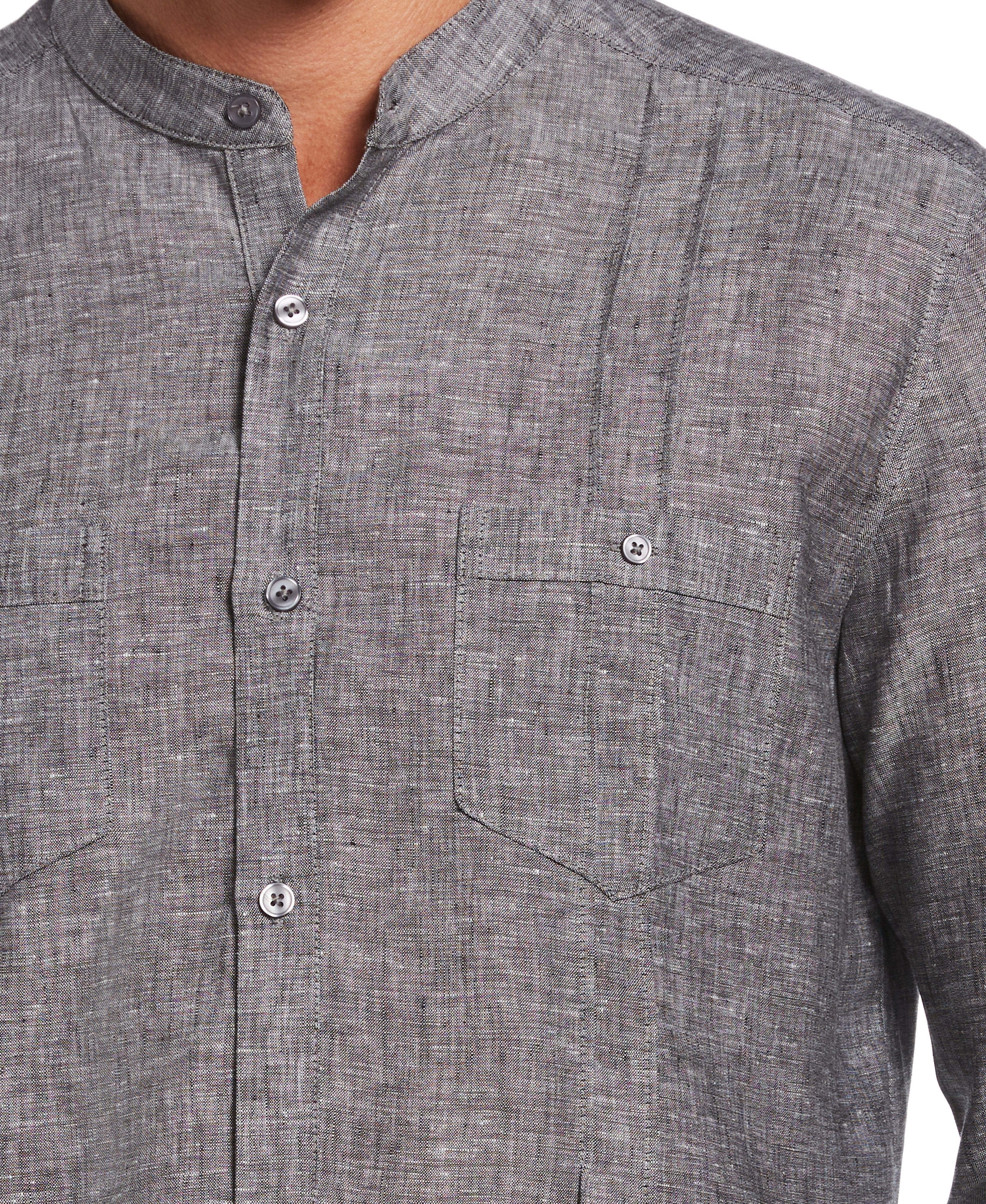 Two-Pocket Pintuck Popover Shirt