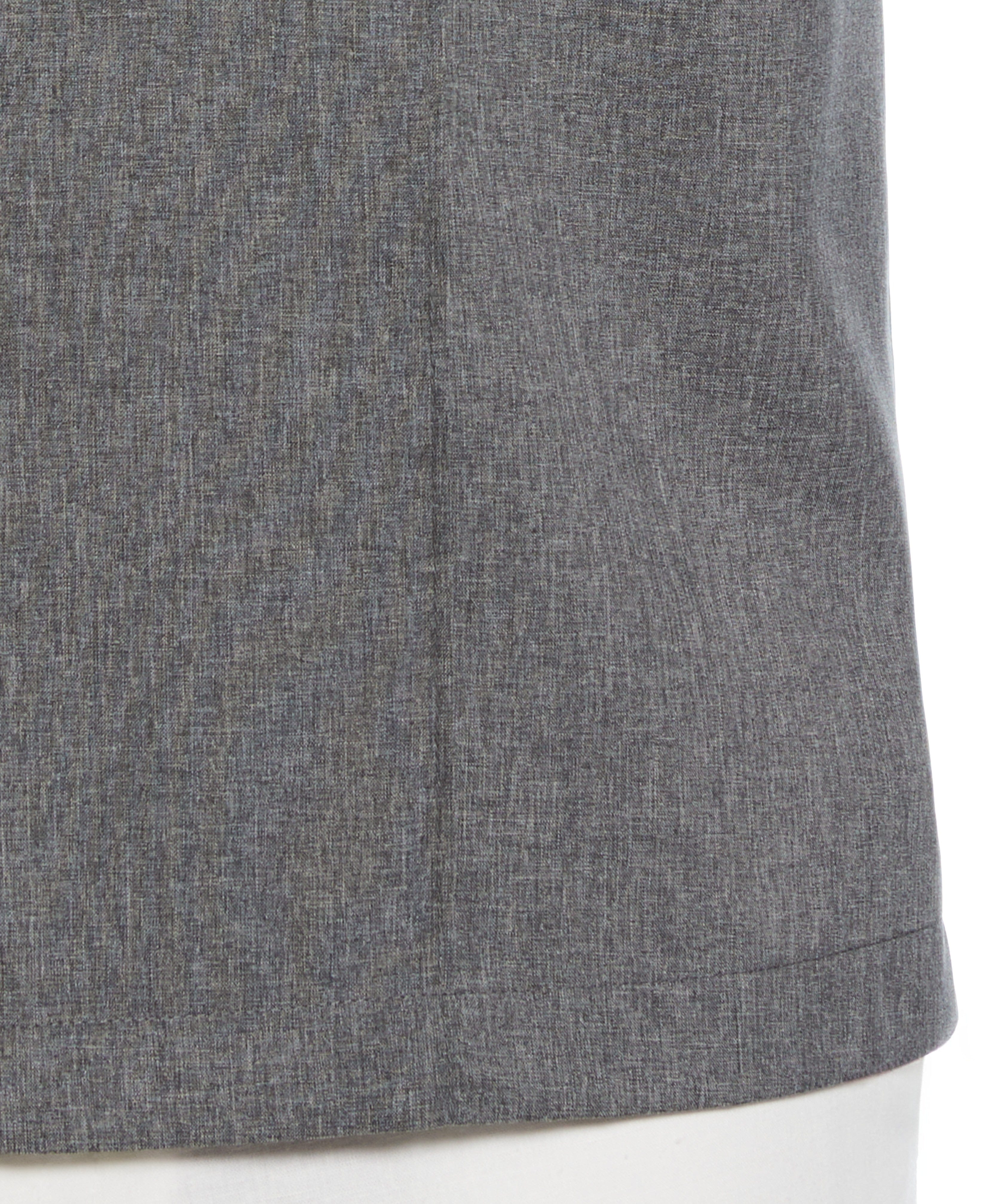 Two-Tone Cross Tuck Chambray Shirt
