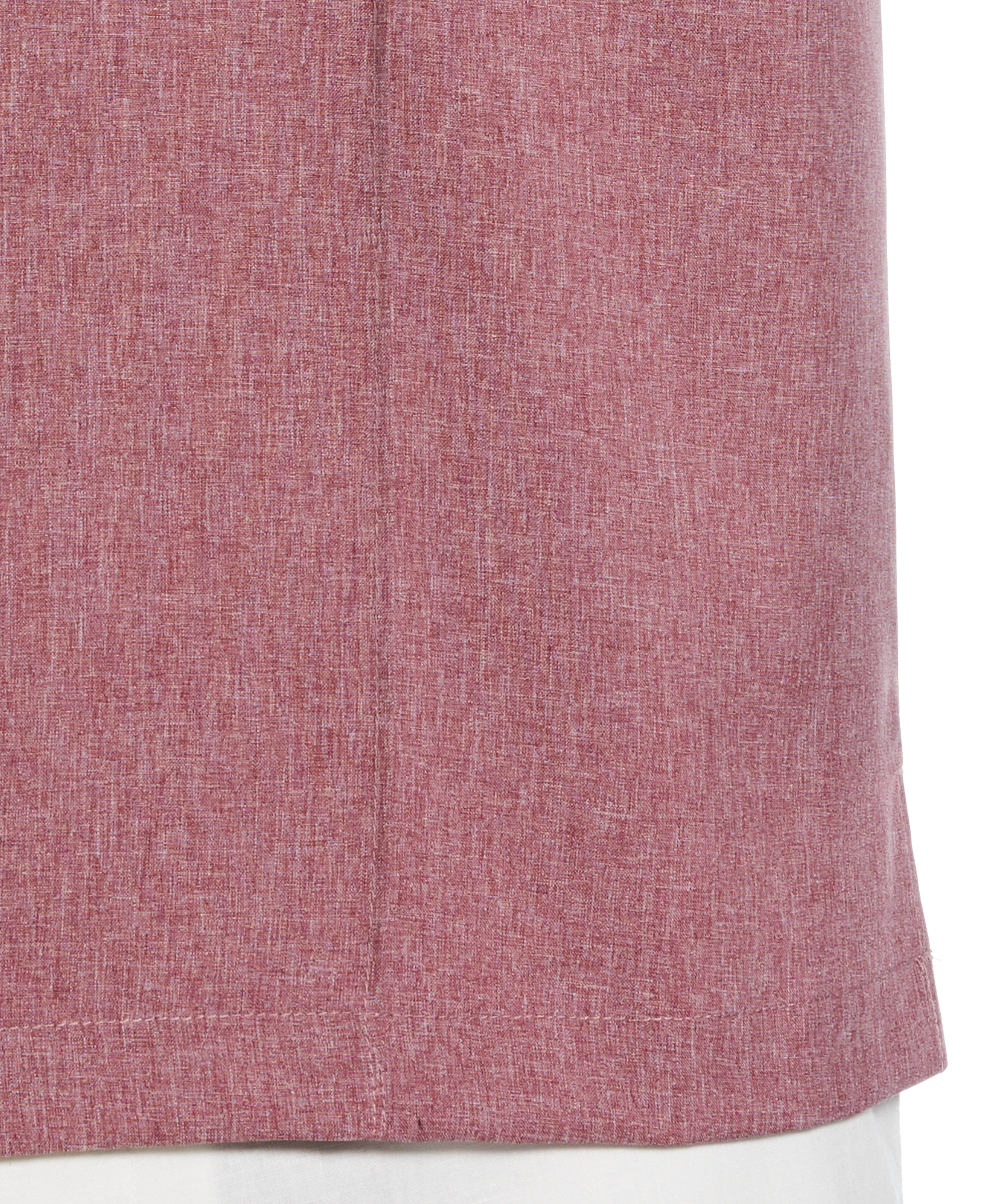 Two-Tone Cross Tuck Chambray Shirt