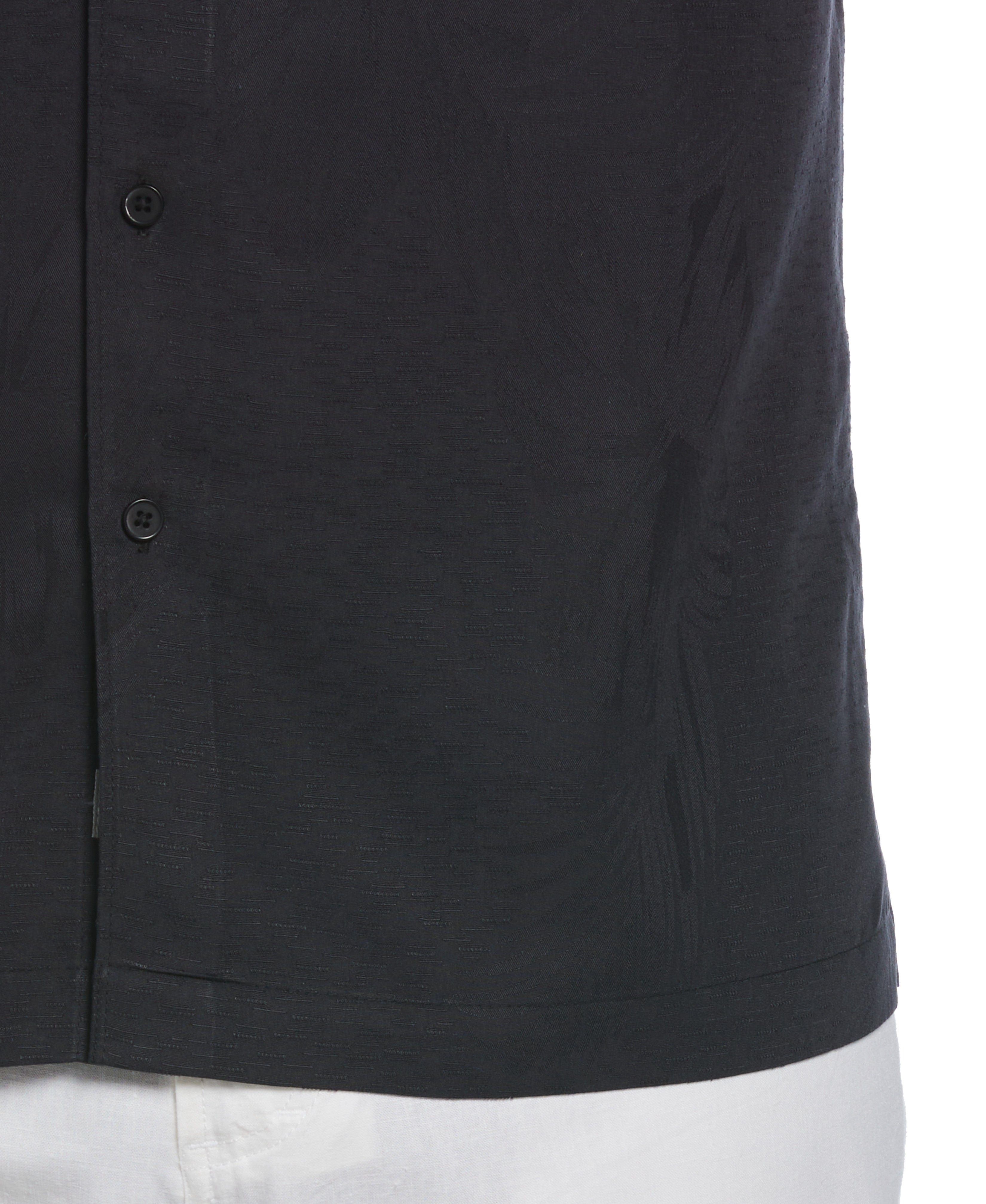 Two-Tone One Pocket Floral Print Shirt