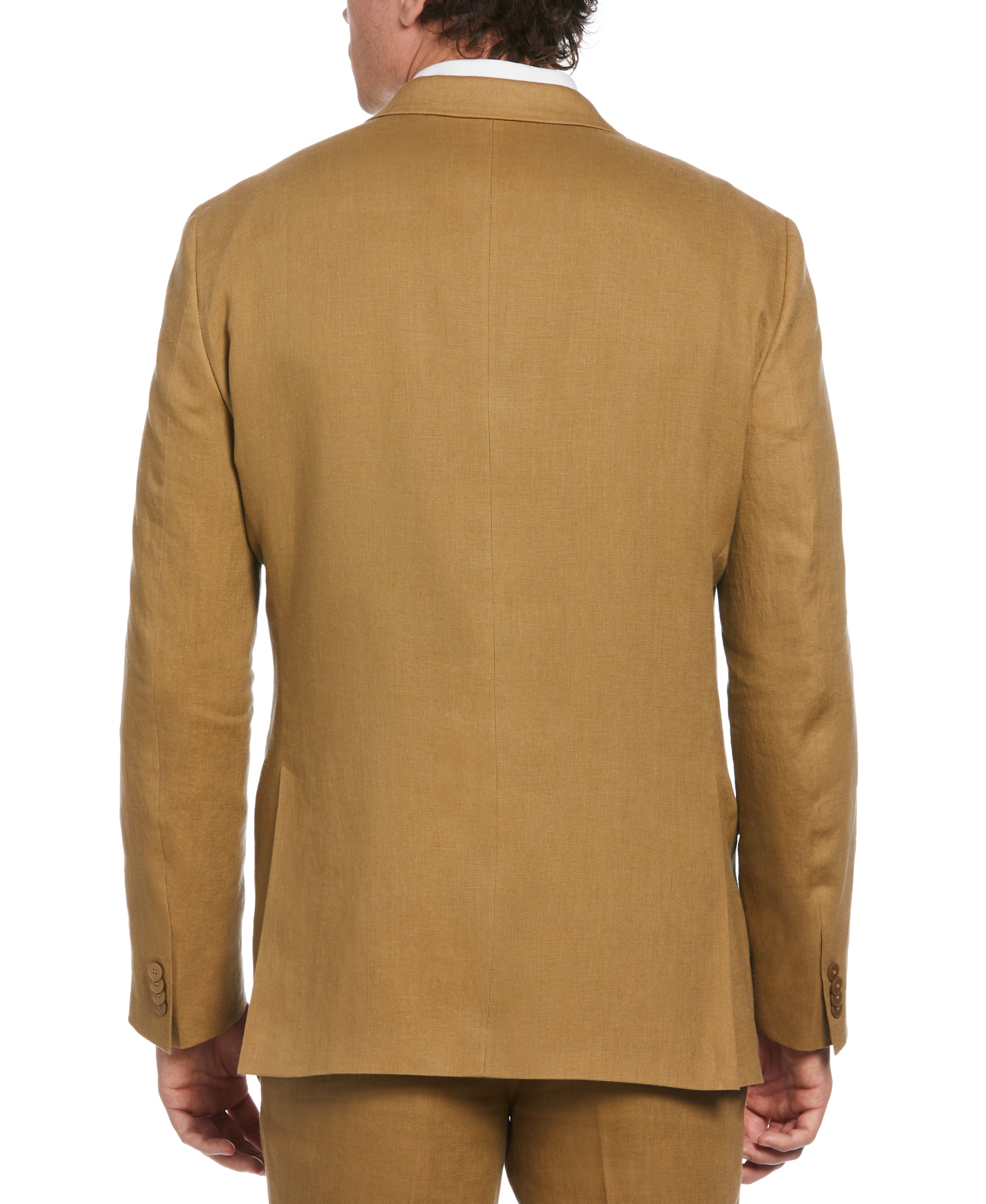 100% Linen Single-Breasted Suit Jacket
