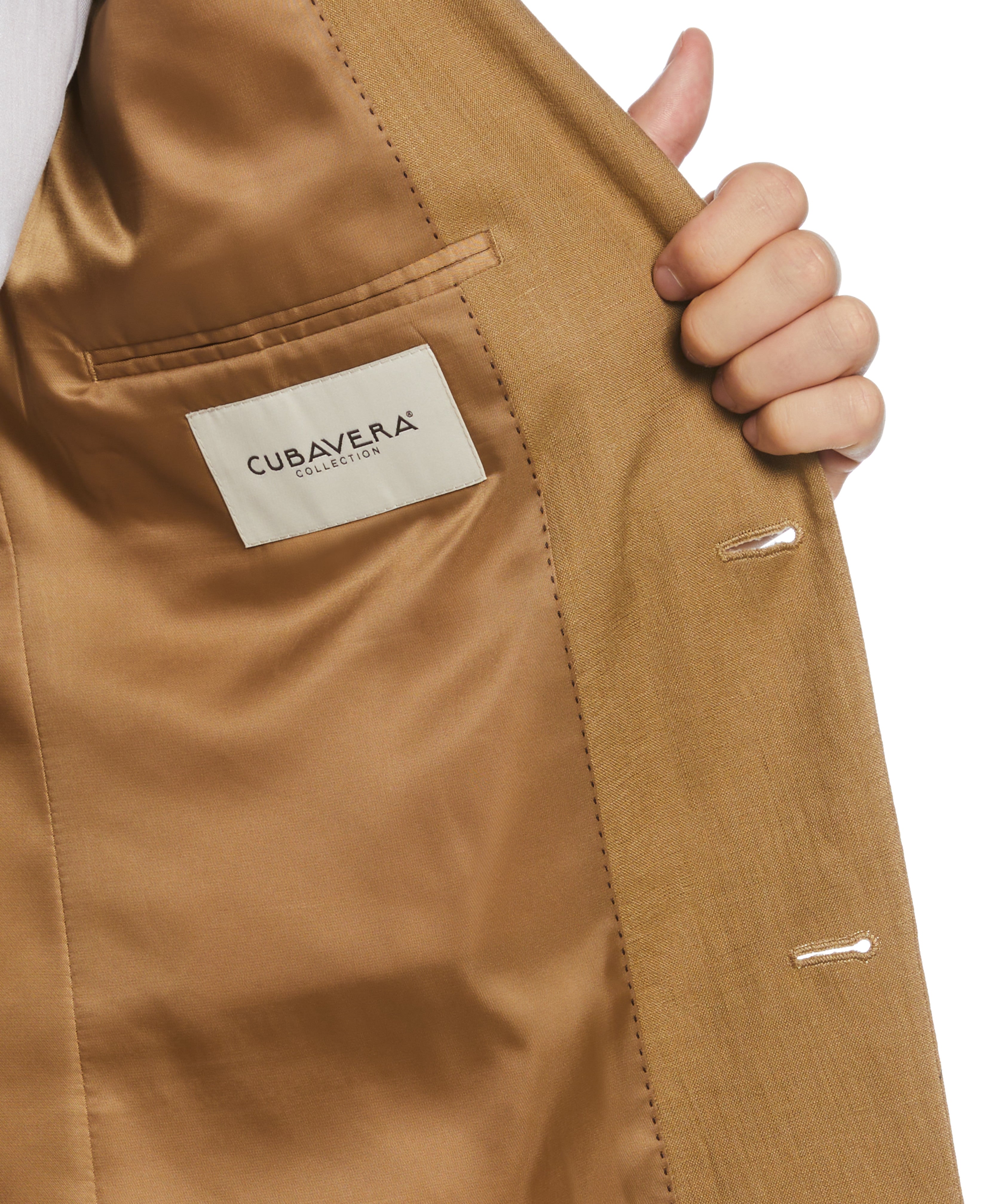 100% Linen Single-Breasted Suit Jacket