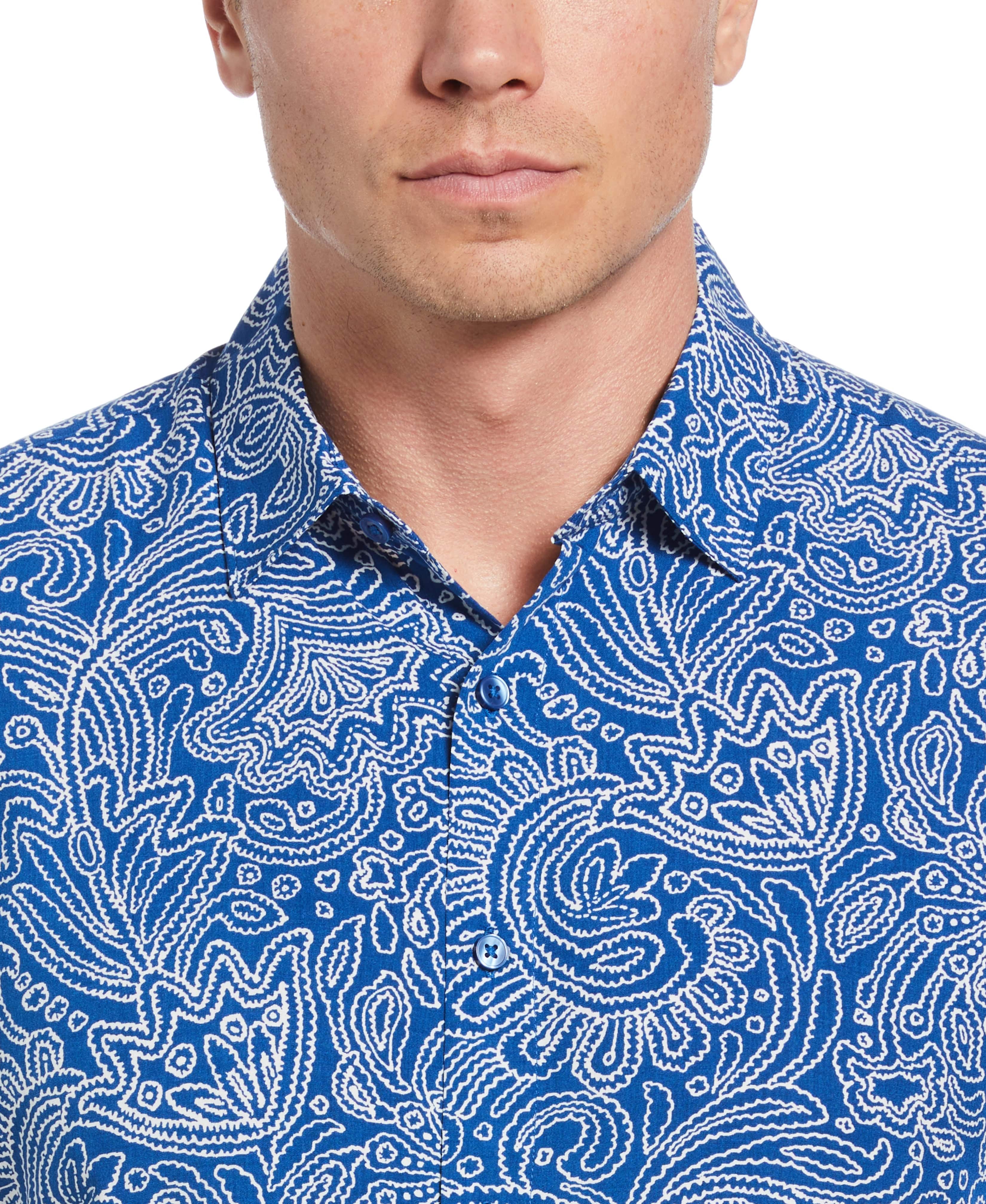 All-Over Paisley Print Shirt