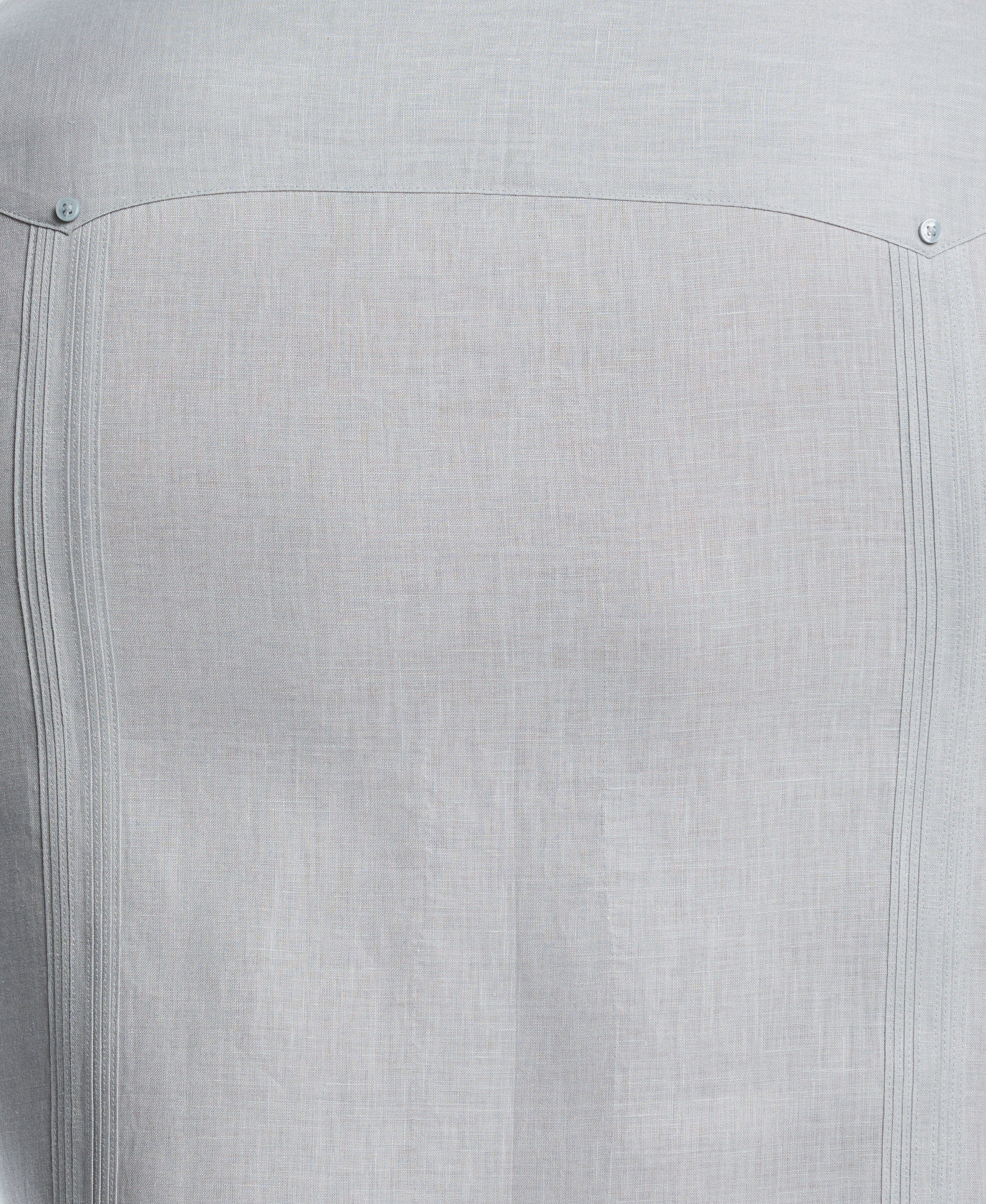 Big & Tall 100% Linen Classic Guayabera Shirt - Short Sleeve