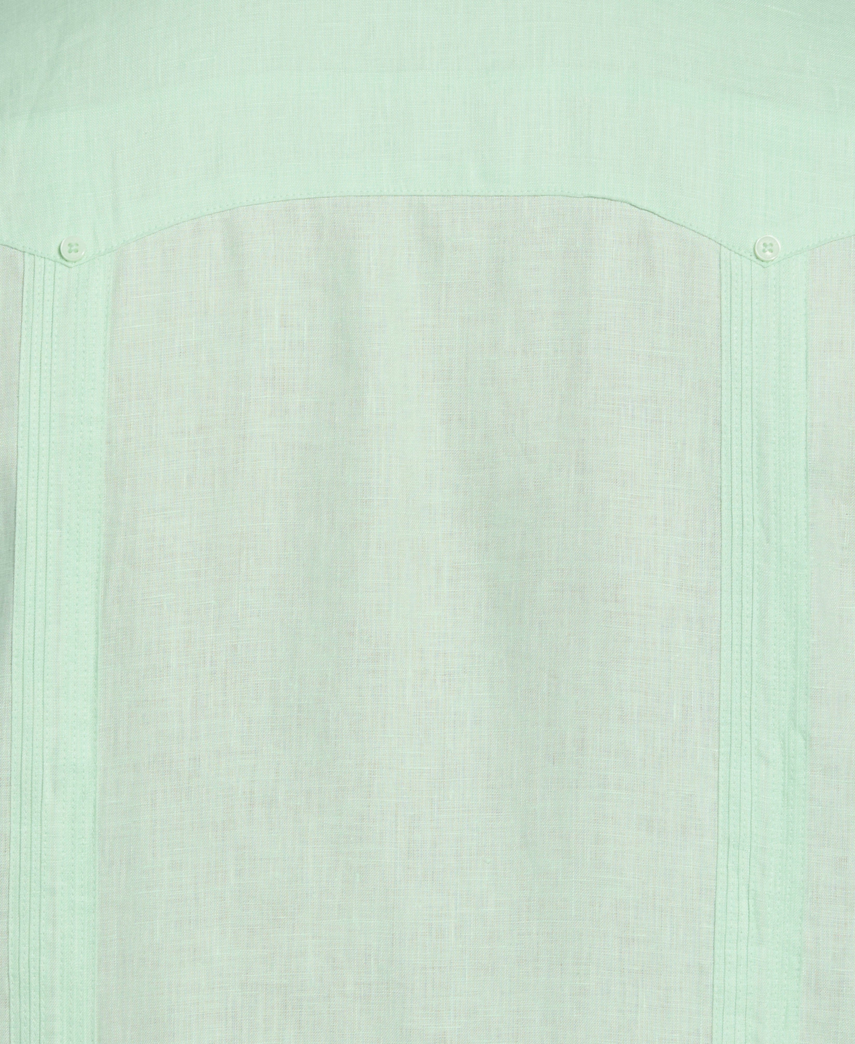 Big & Tall 100% Linen Classic Guayabera Shirt - Short Sleeve