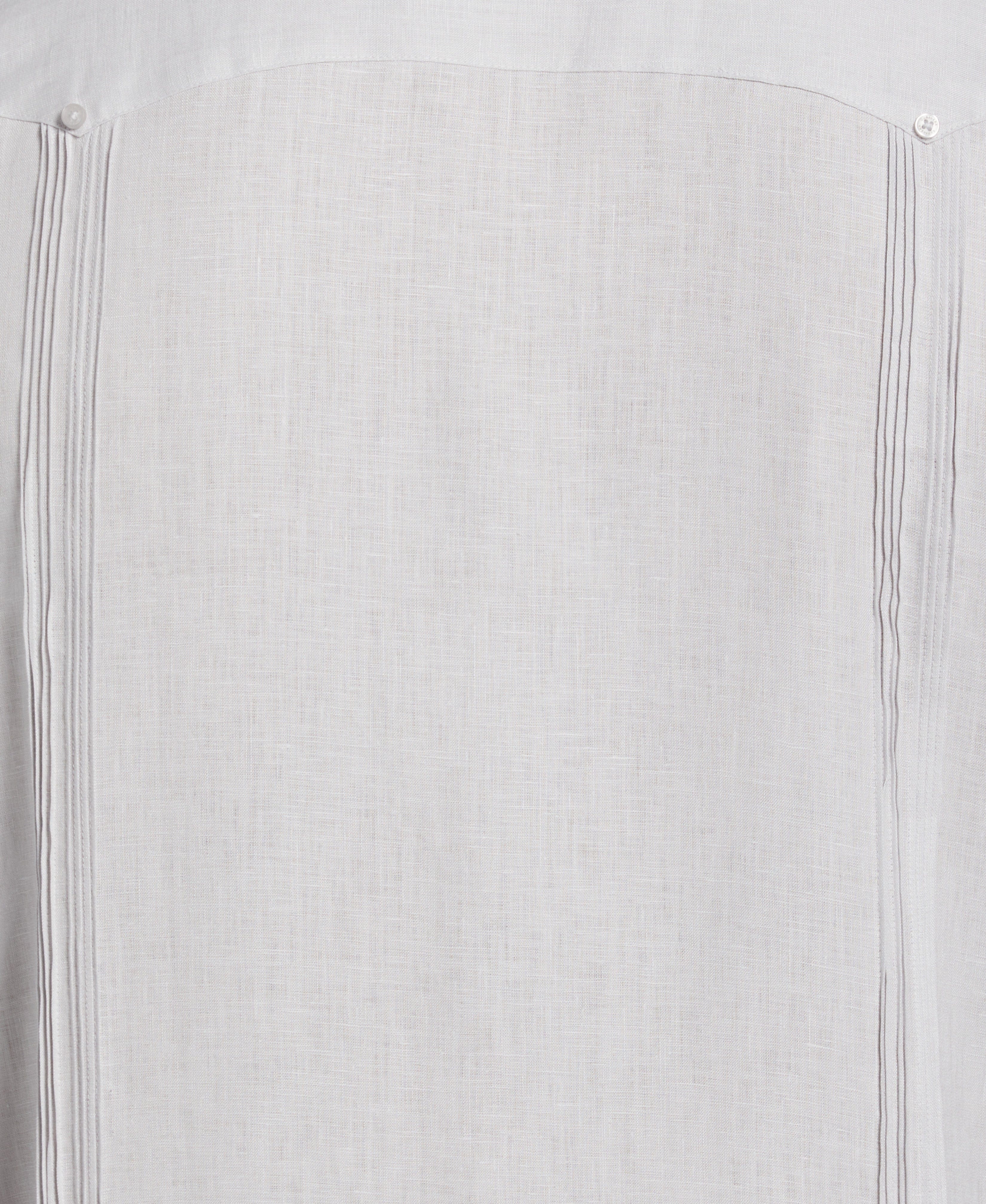 Big & Tall 100% Linen Classic Guayabera Shirt - Short Sleeve