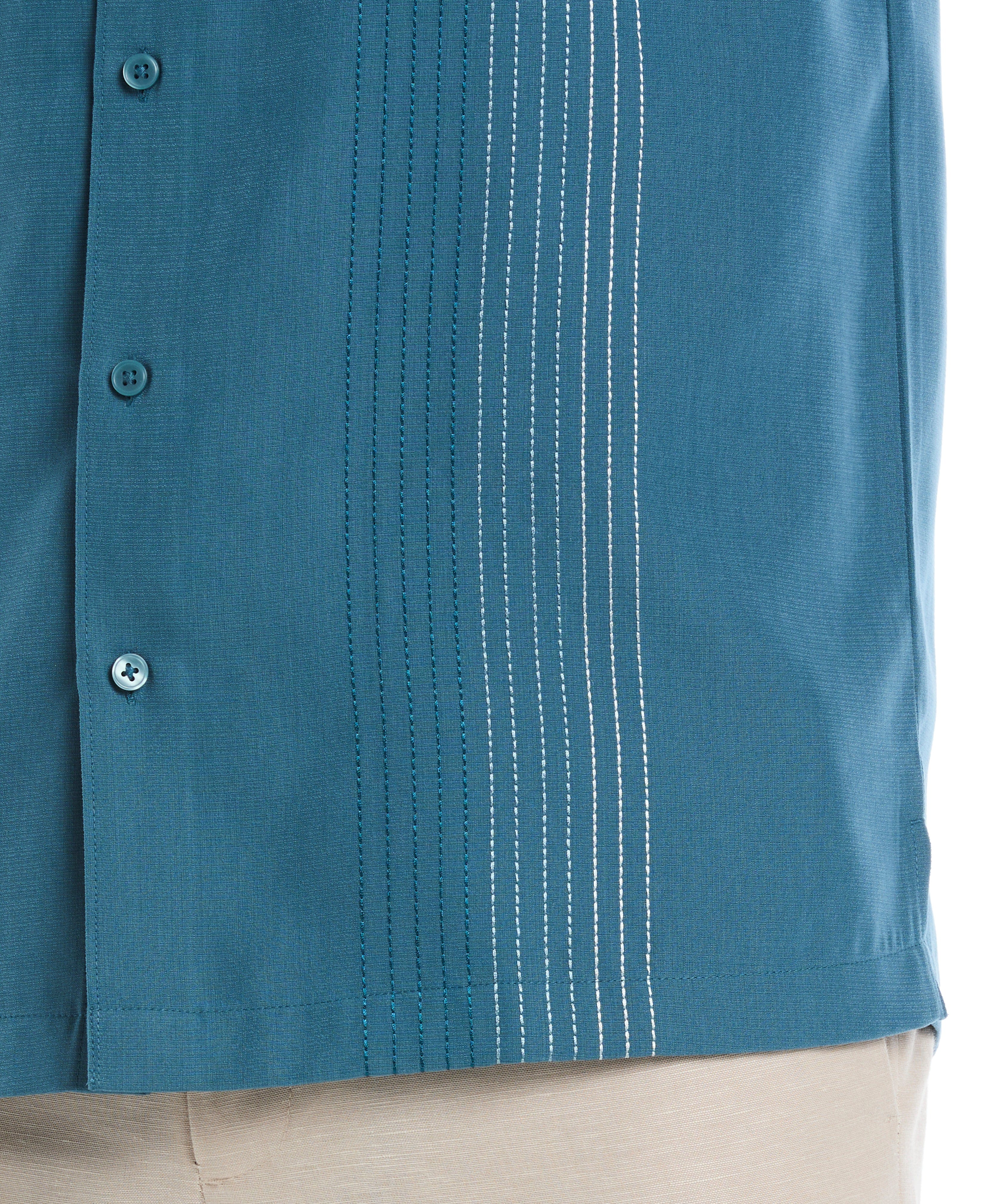 Ombre Embroidered Panel Shirt