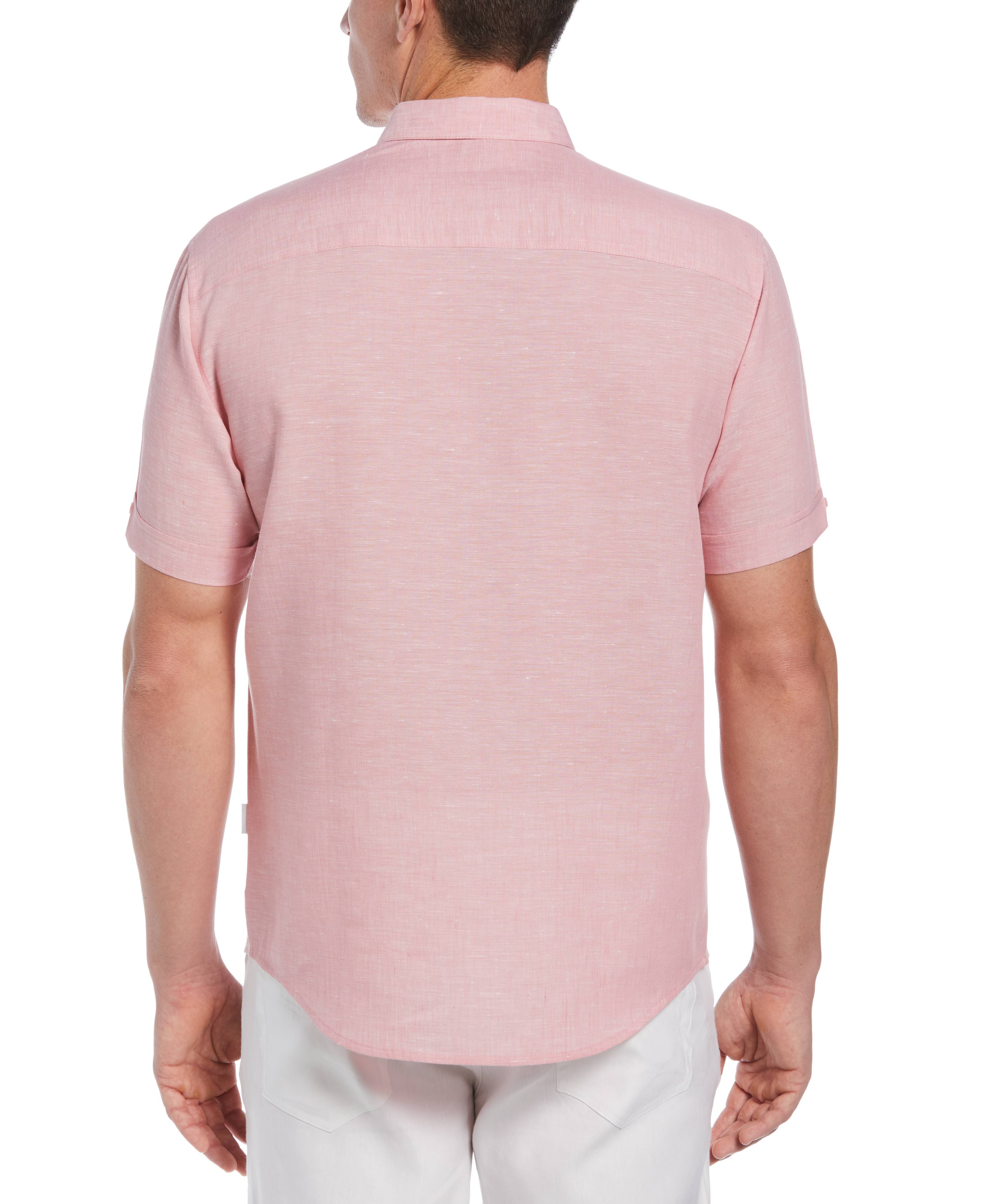 Big & Tall Travelselect™ Linen-Blend One Pocket Shirt