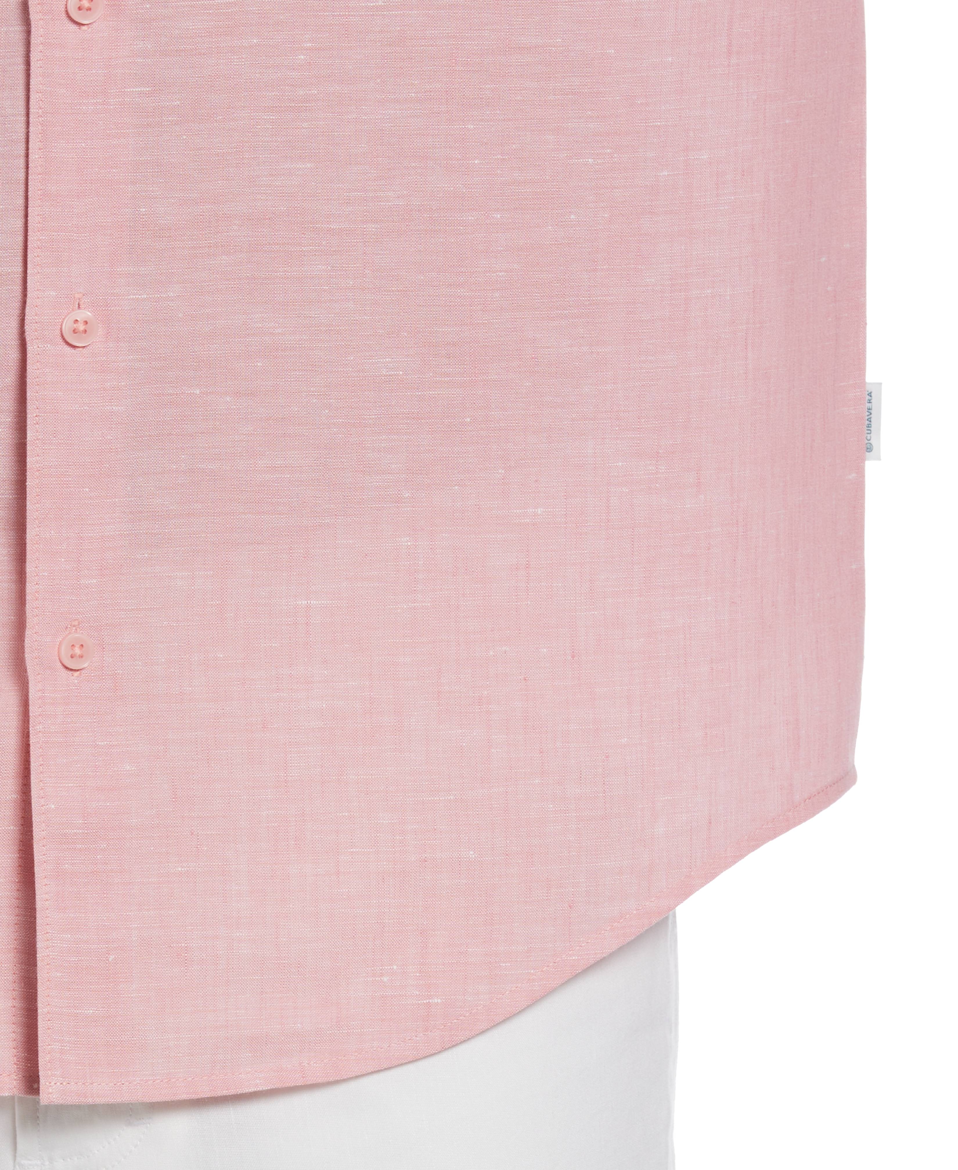 Big & Tall Travelselect™ Linen-Blend One Pocket Shirt