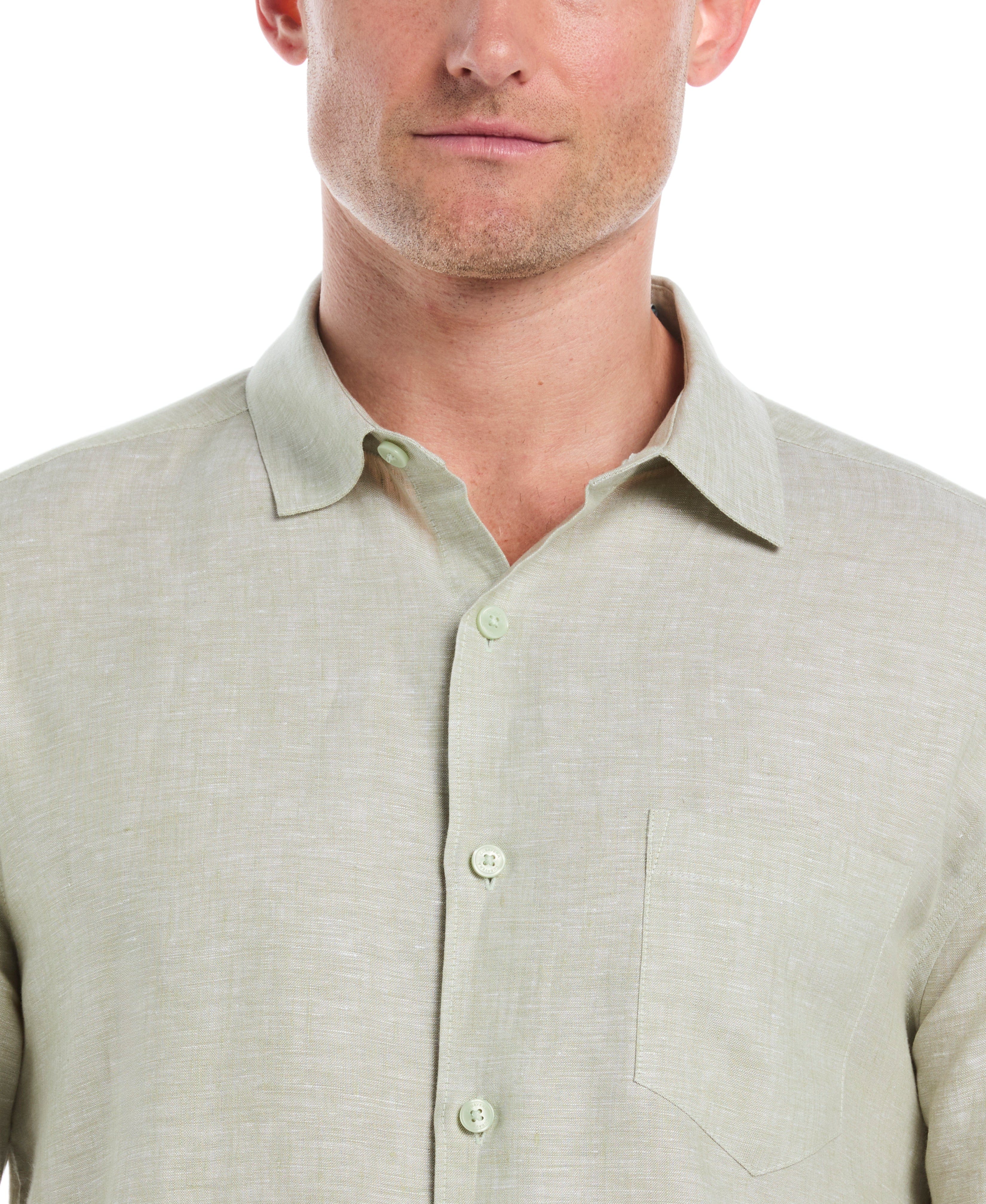 Big & Tall Classic Two-Tone Linen Shirt
