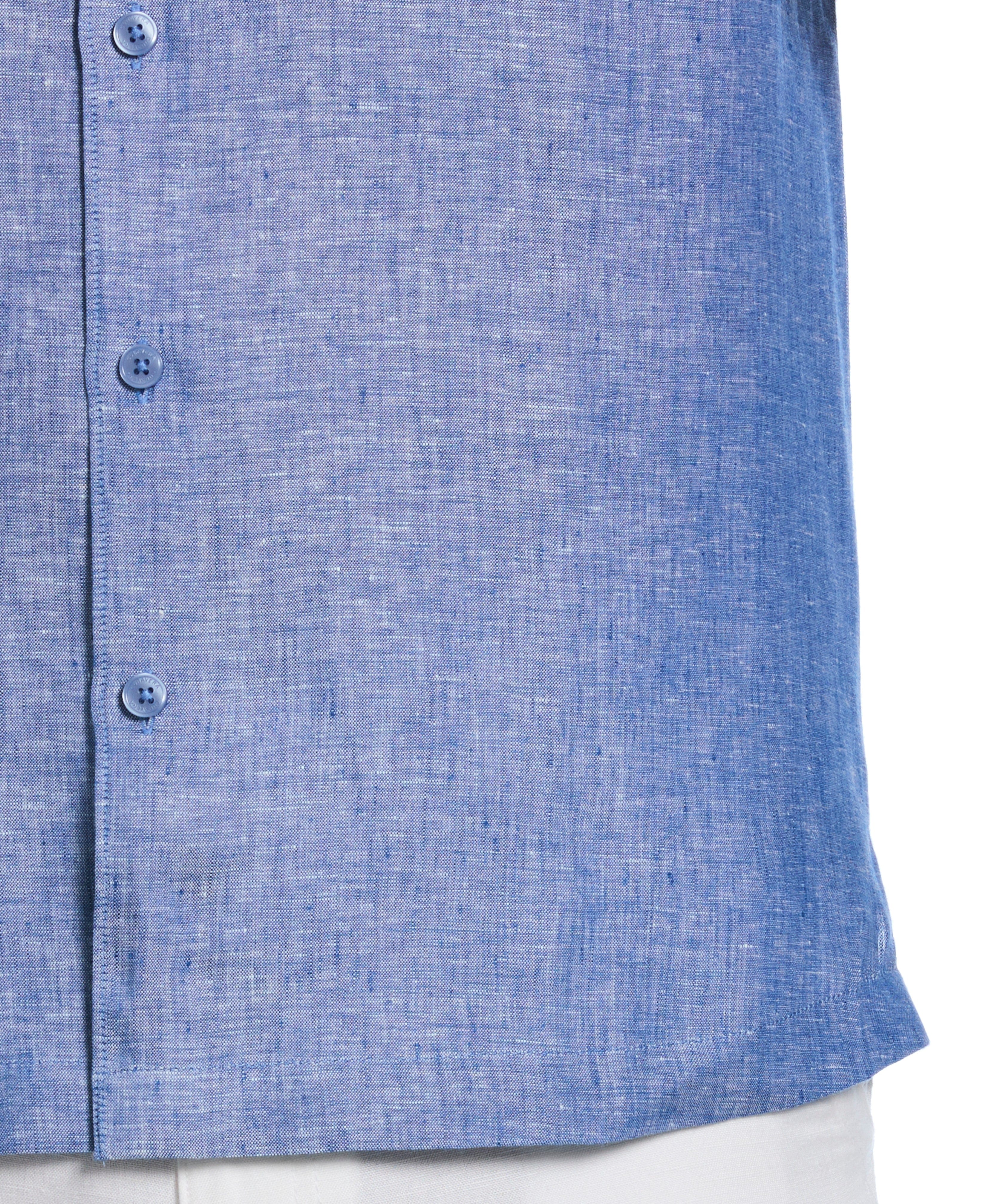 Classic Two-Tone Linen Shirt