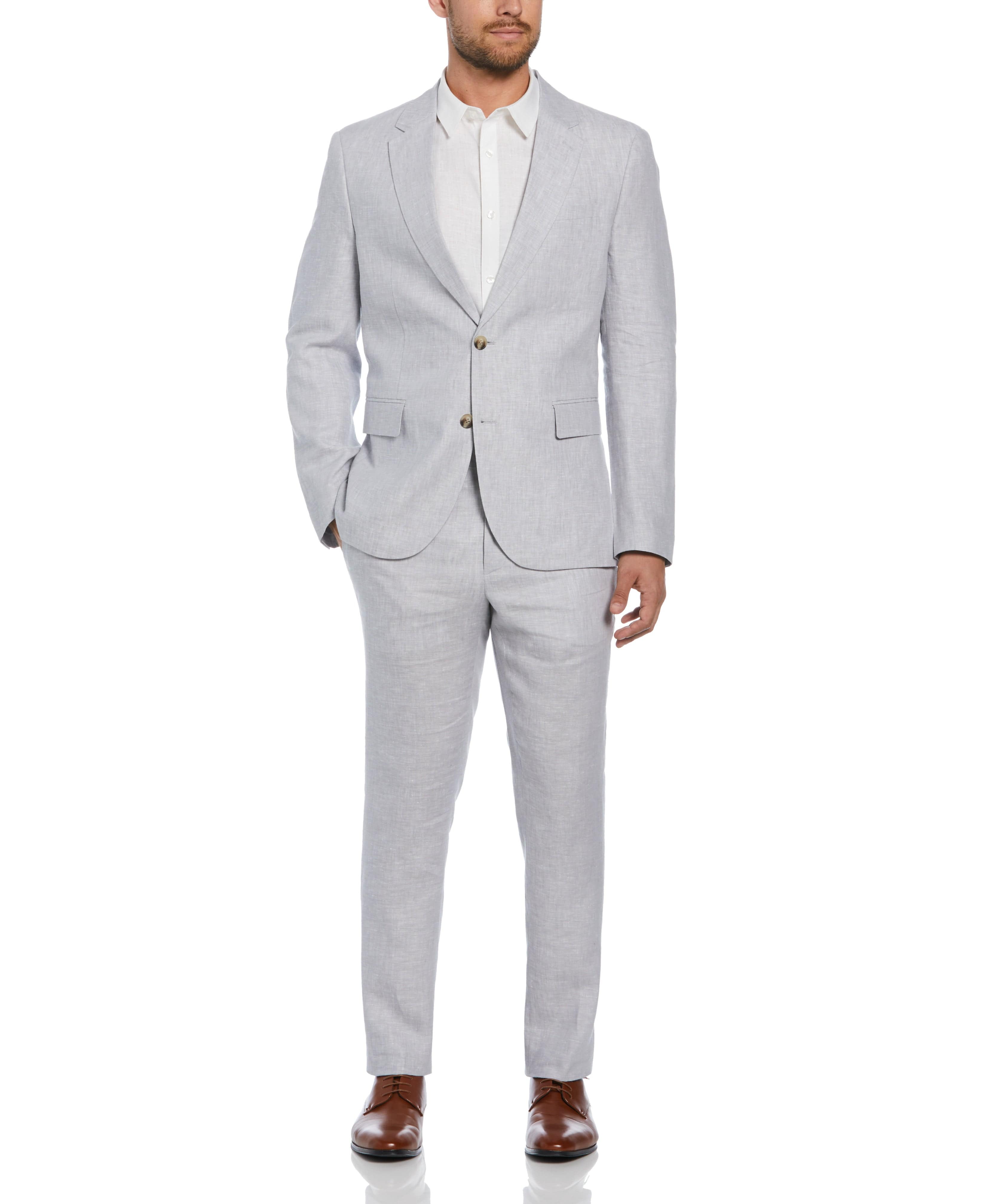 Delave Linen Flat Front Pant