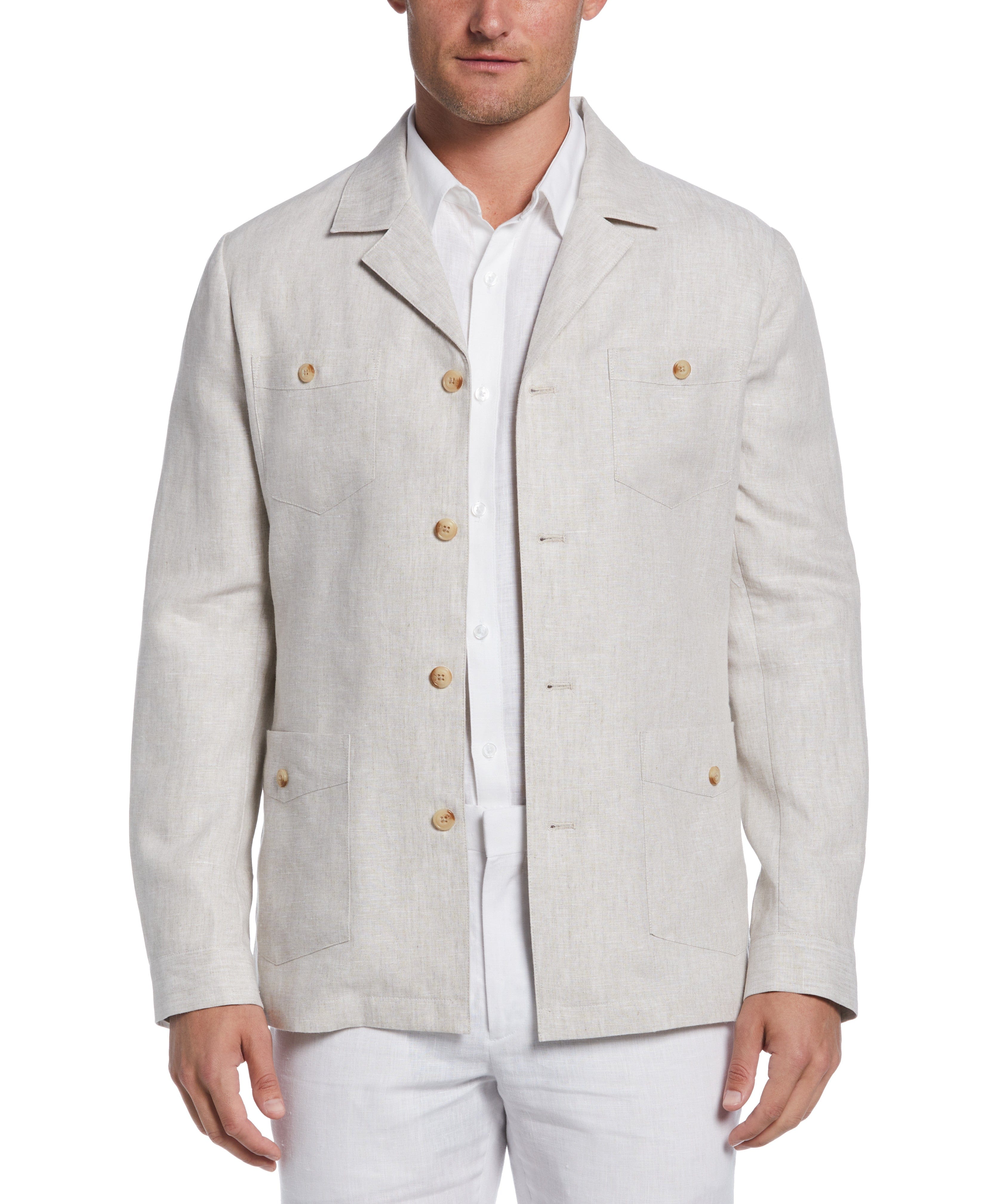 Delave Linen Guayabera Jacket