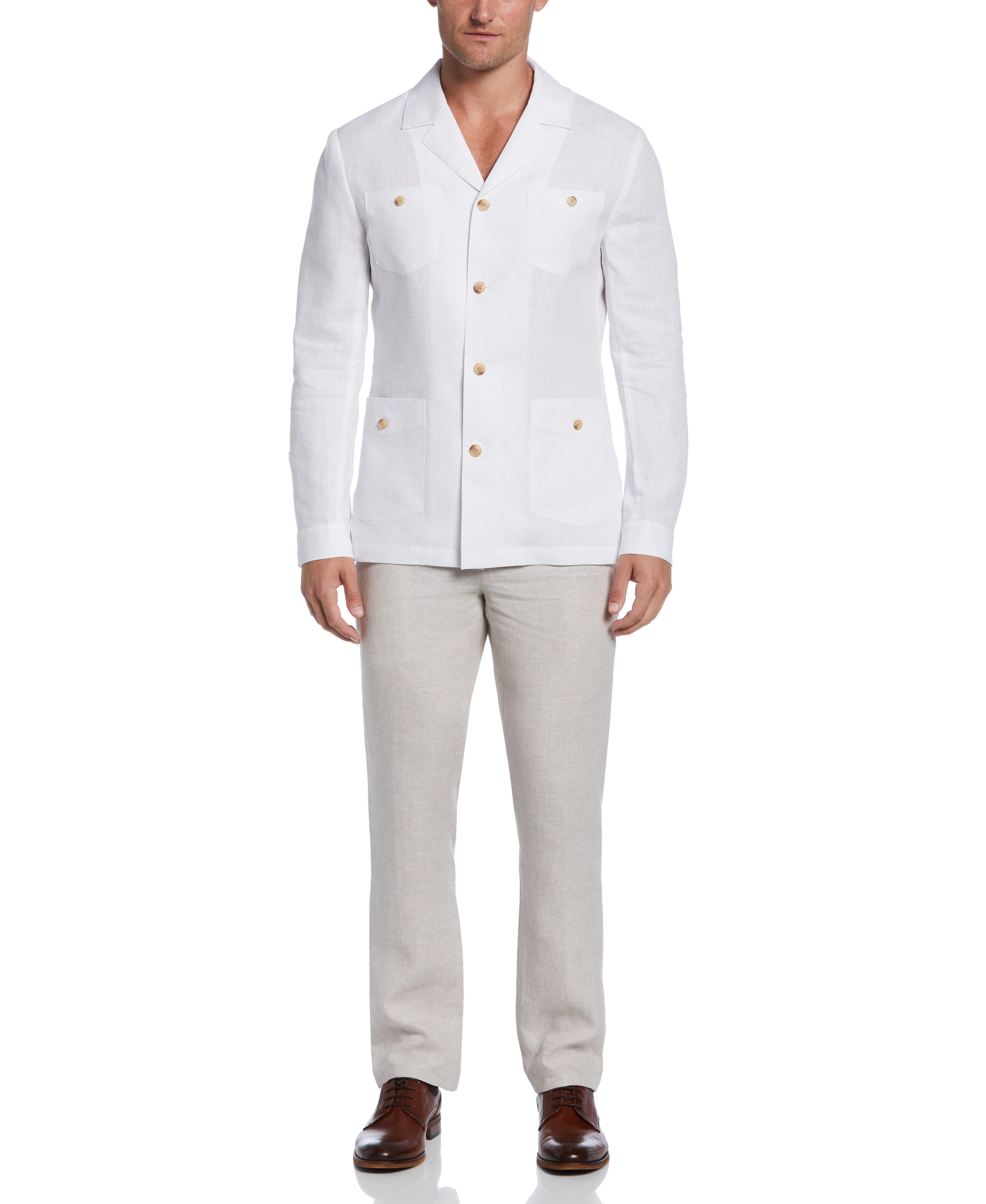 Delave Linen Guayabera Jacket