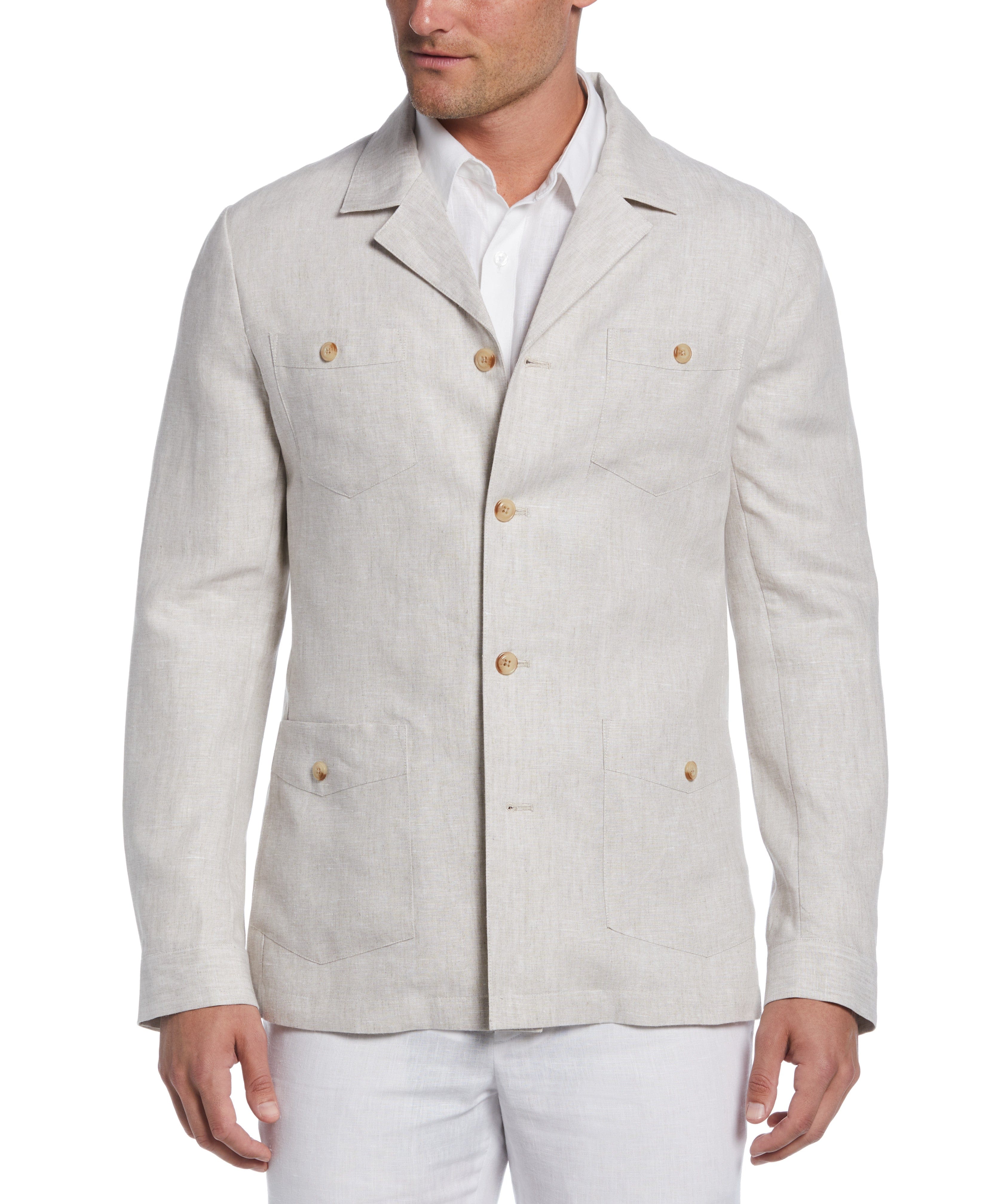 Delave Linen Guayabera Jacket