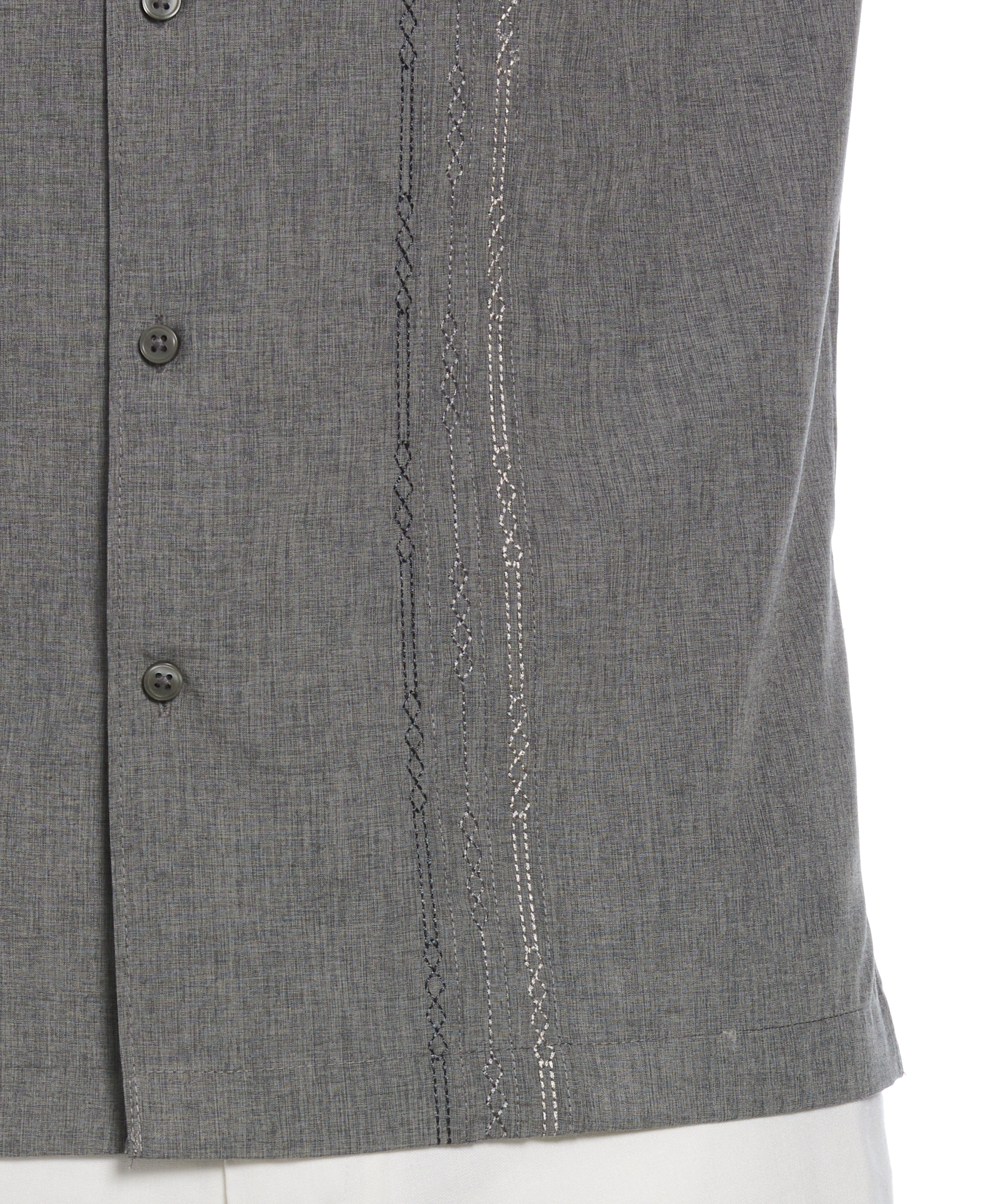 Geo Embroidered Panel Shirt