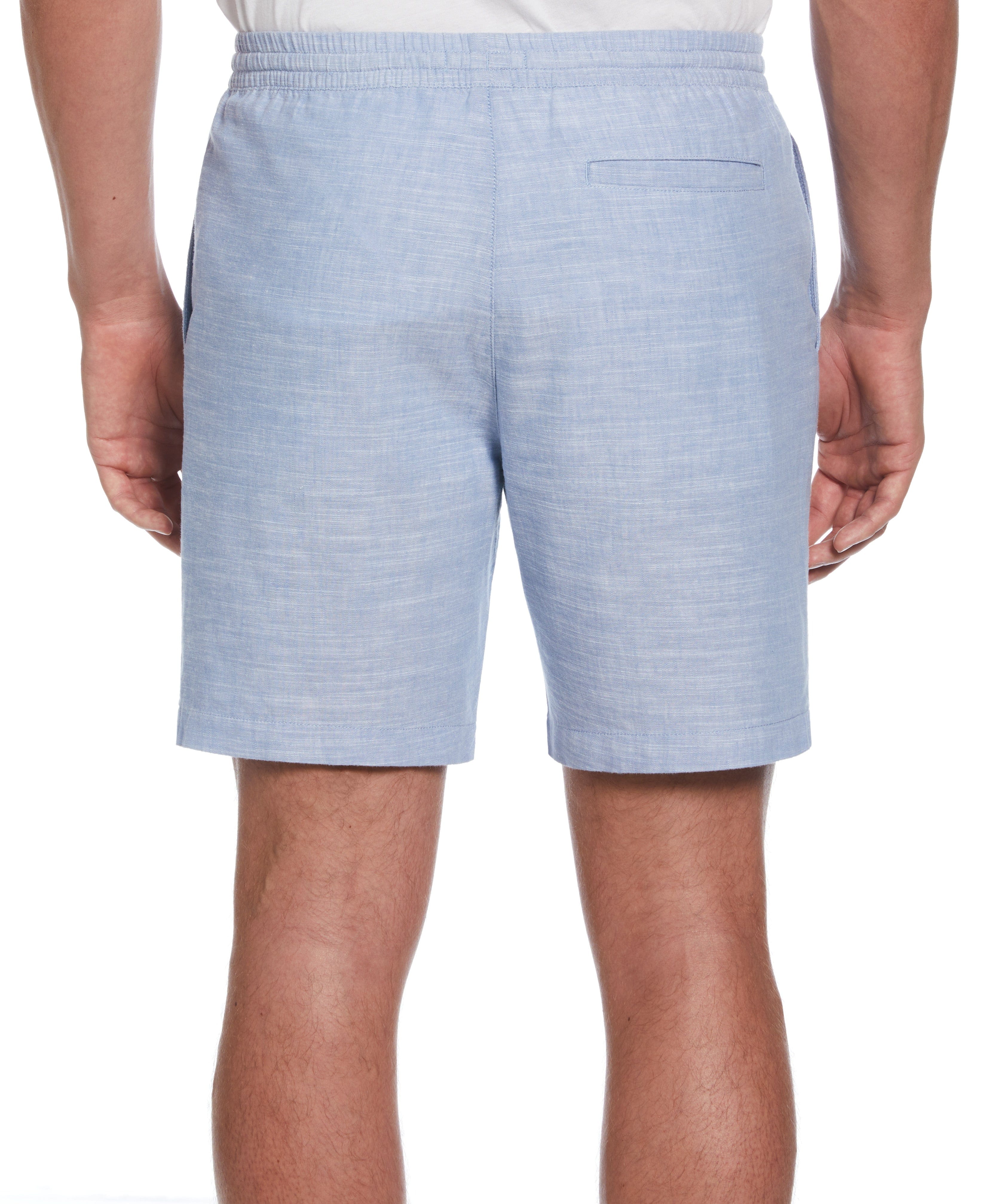Linen Blend 7" Cross Dyed Slub Short