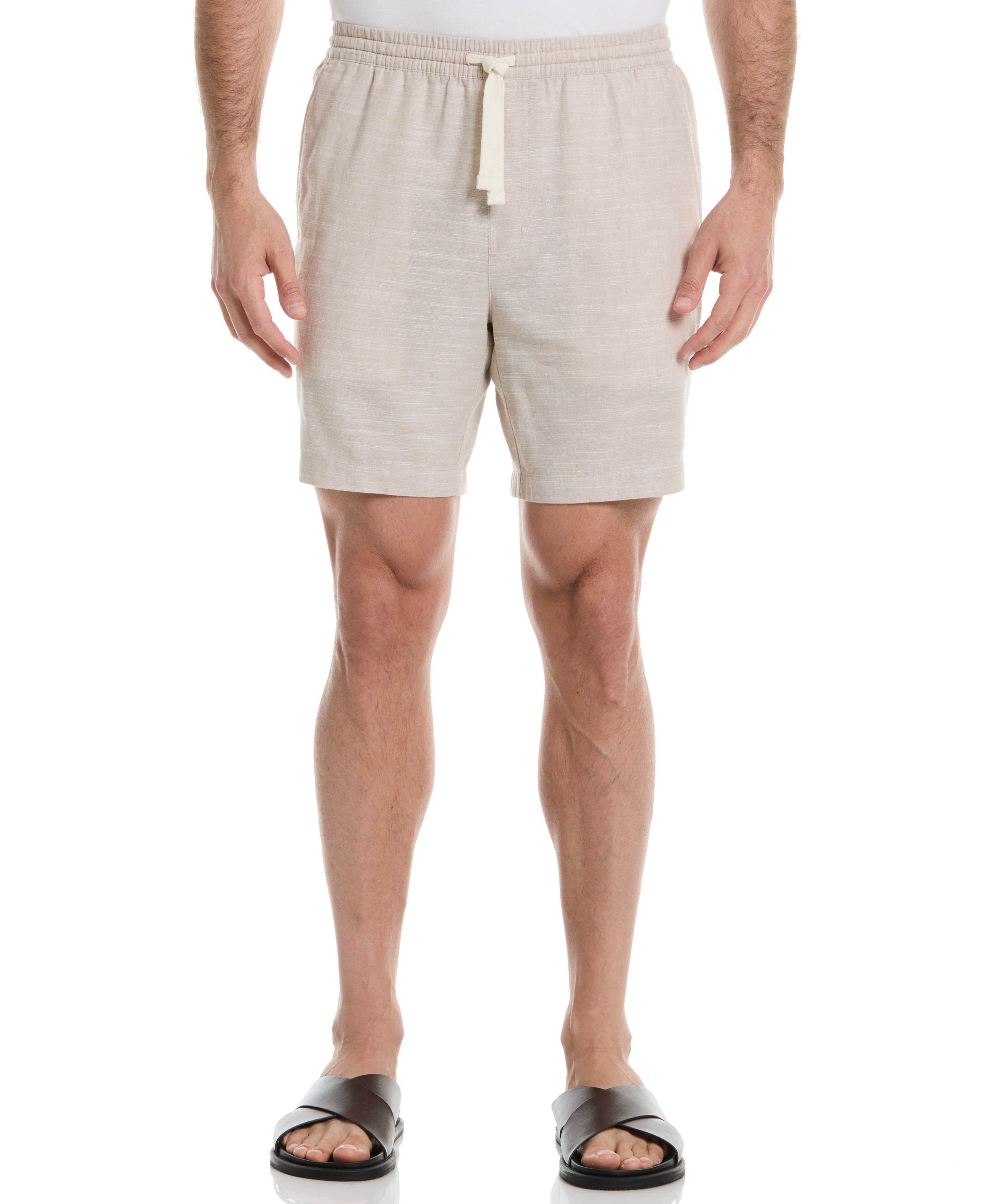 Linen Blend 7" Cross Dyed Slub Short