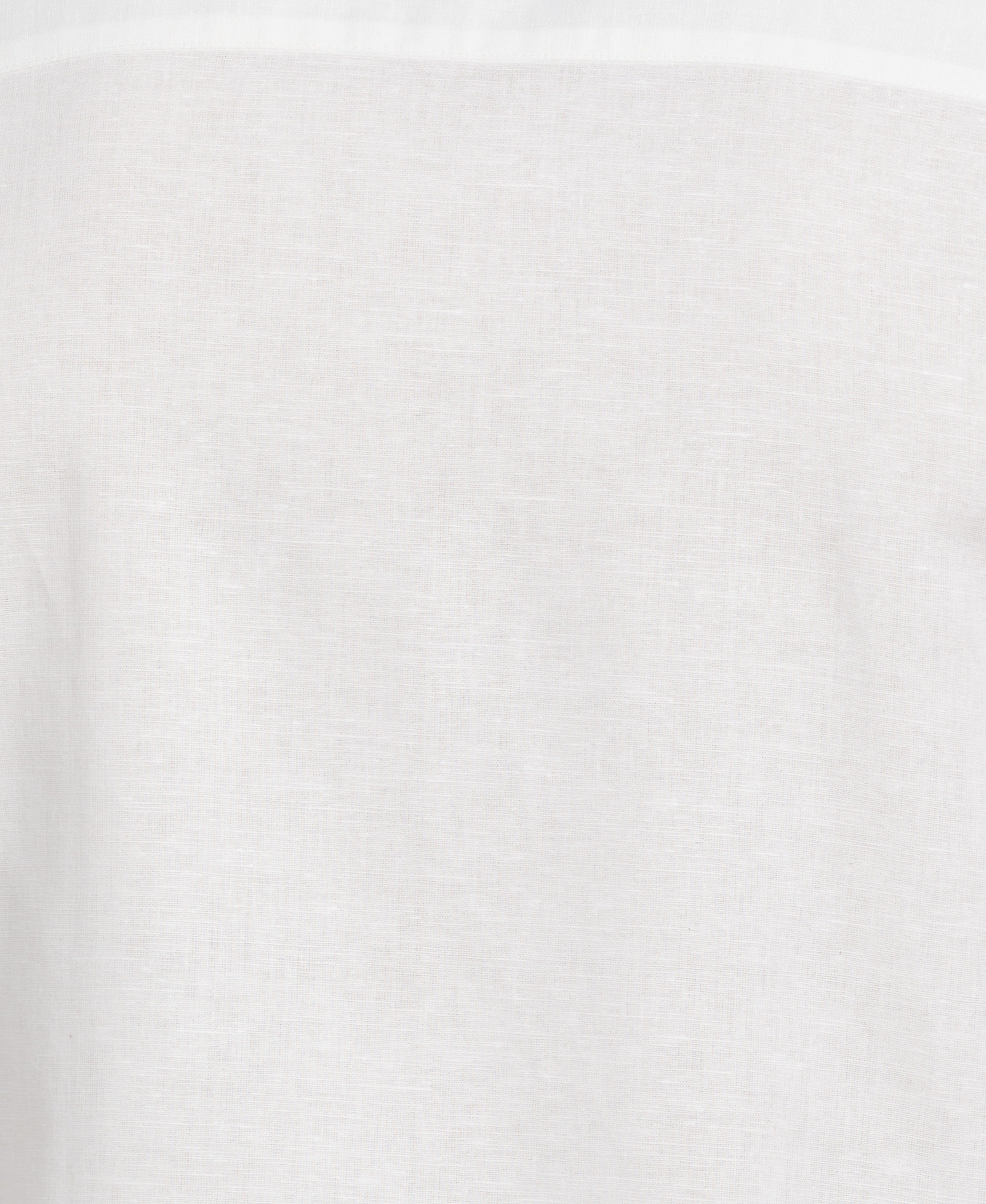 Linen-Blend Applique Panel Guayabera Shirt