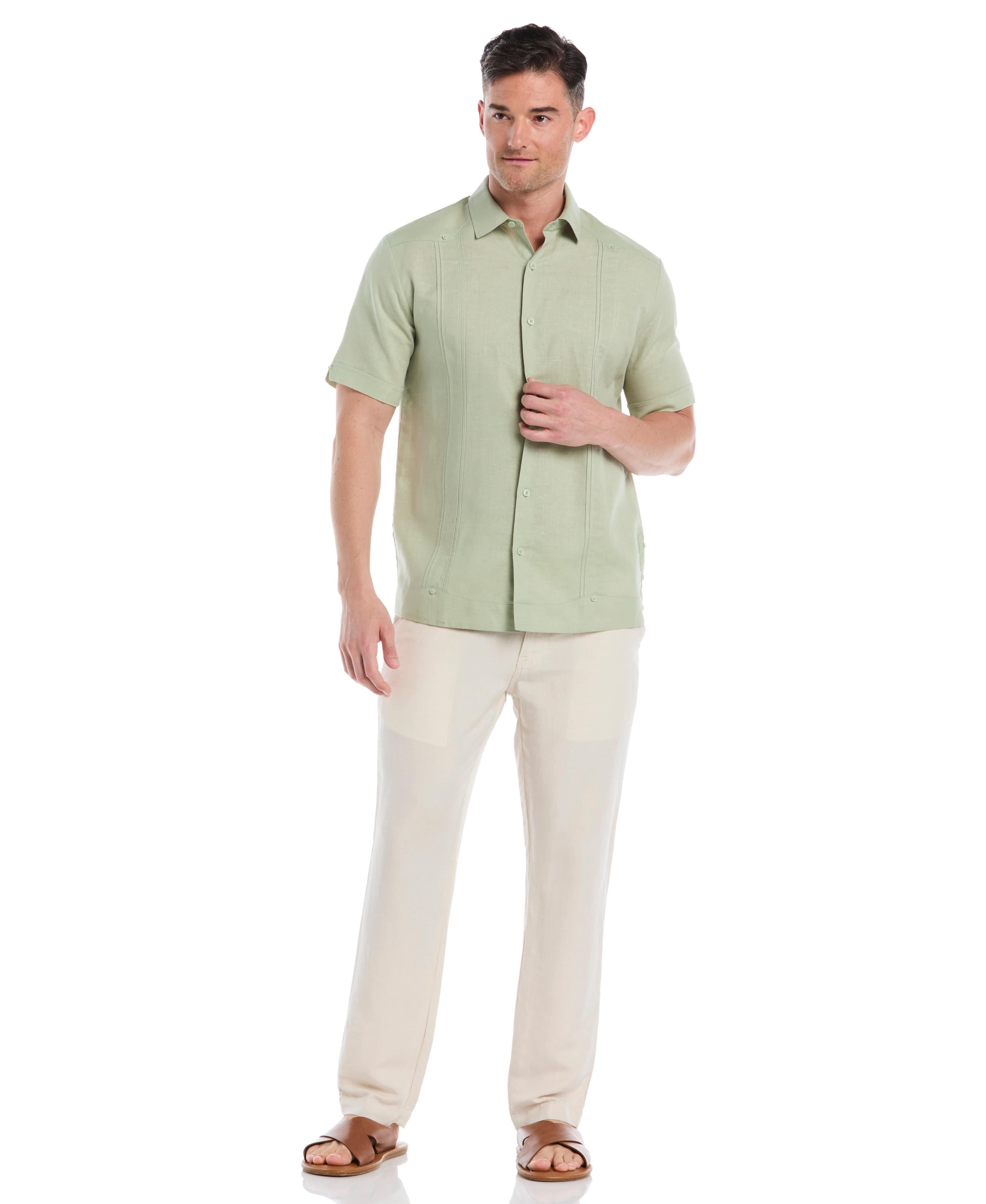 Linen-Blend Core Drawstring Pants